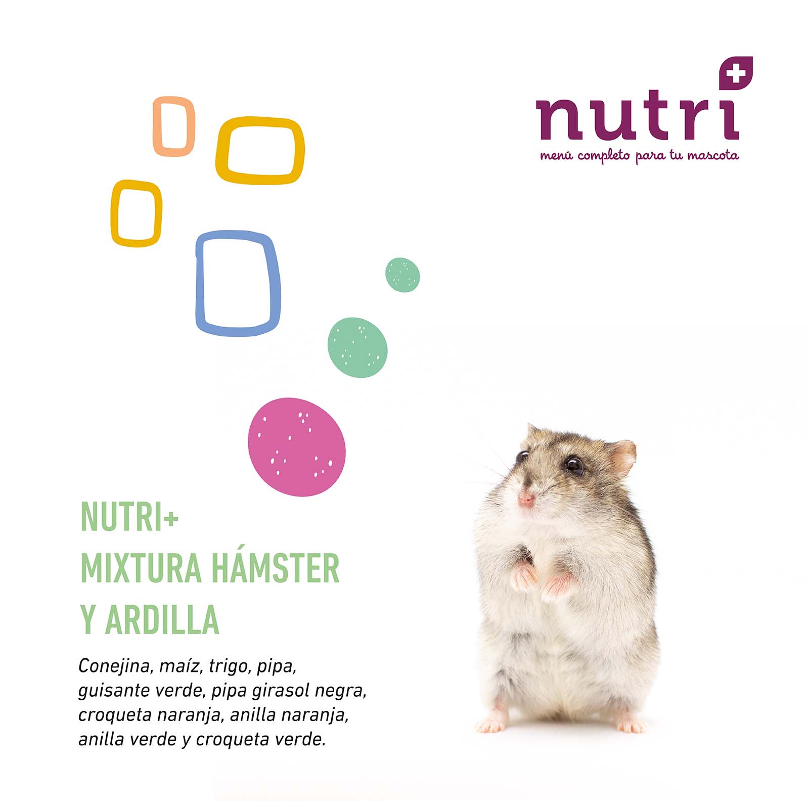 NUTRI+ ROEDORES MIXTURA HAMSTER Y ARDILLA