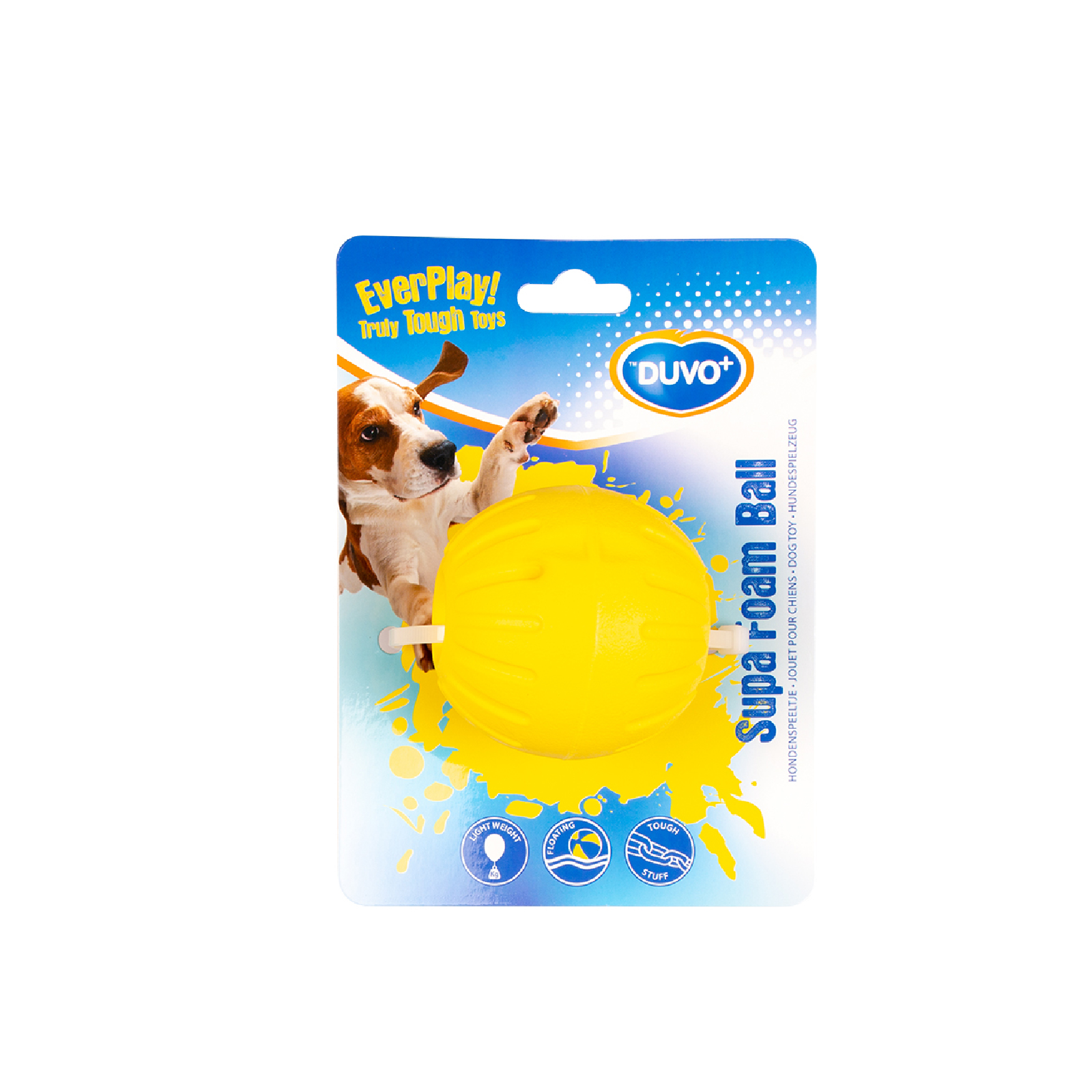 DUVO JUGUETE PERRO SUPA FOAM BALL 7 CM ( EXTRAFUERTE )