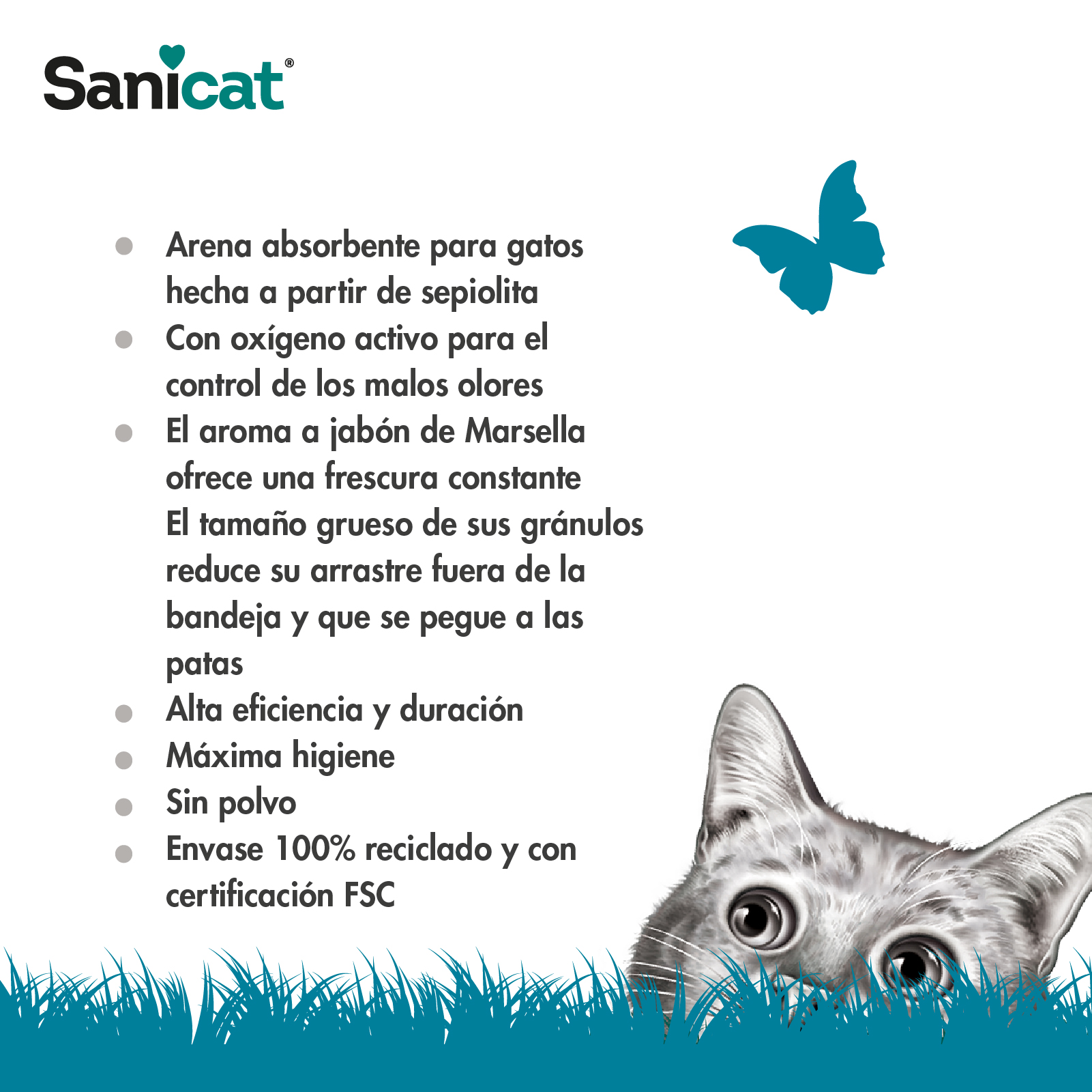 SANICAT SEPIOLITA ABSORVENTE CLASSIC MARSELLA OXIGEN POWER 10 LT (6.25 Kg)