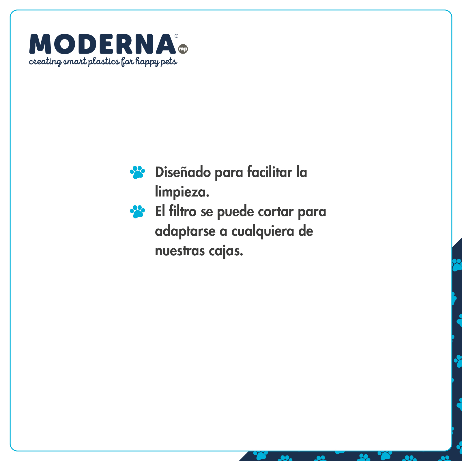 MODERNA FILTRO GATERA MODERNA UNIVERSAL 16 x15.5 CM