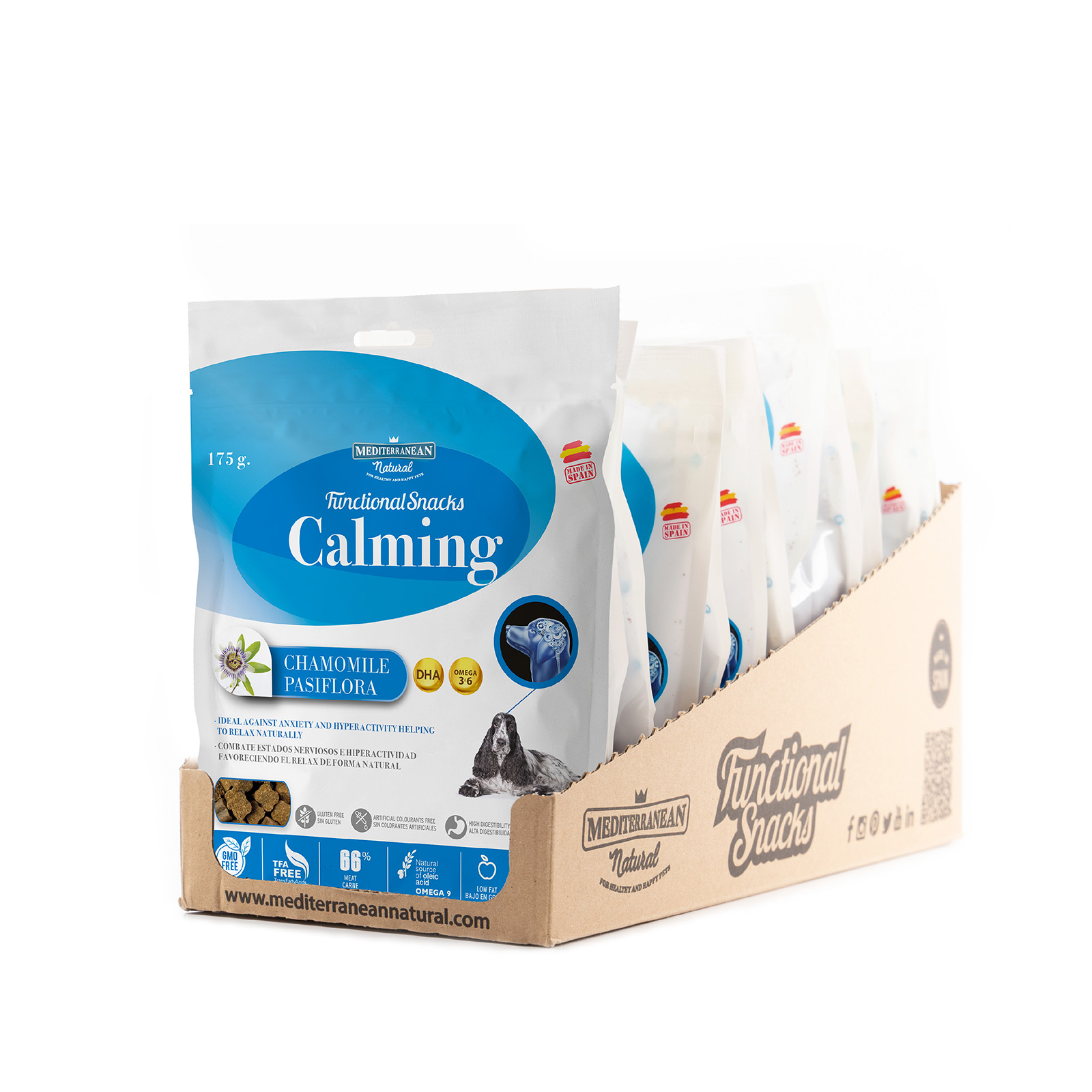 MDT FUNCIONAL SNACKS CALMING-ANTIESTRES  175 GR  10 UNI