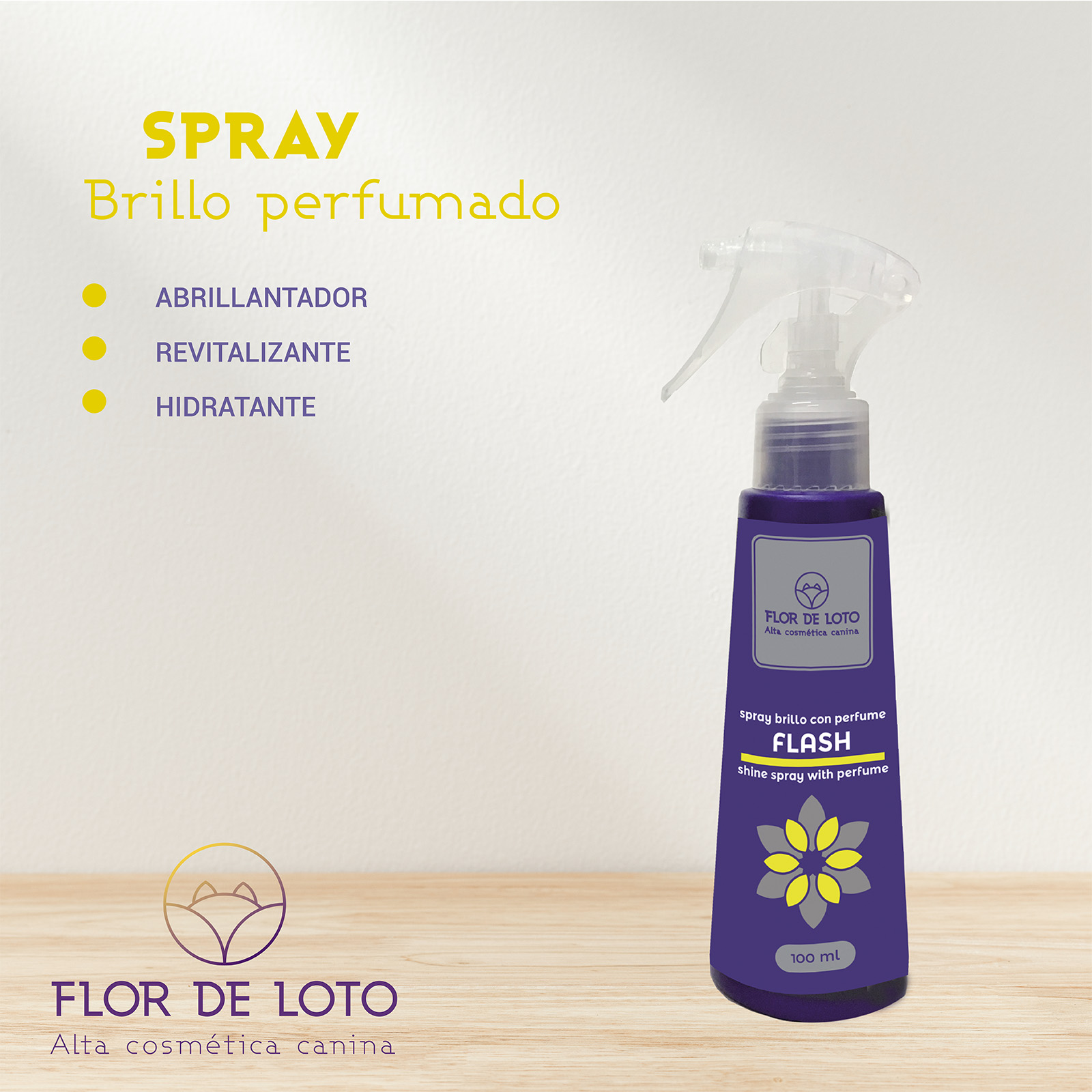 FDL SPRAY BRILLO PERFUMADO FLASH 100 ML