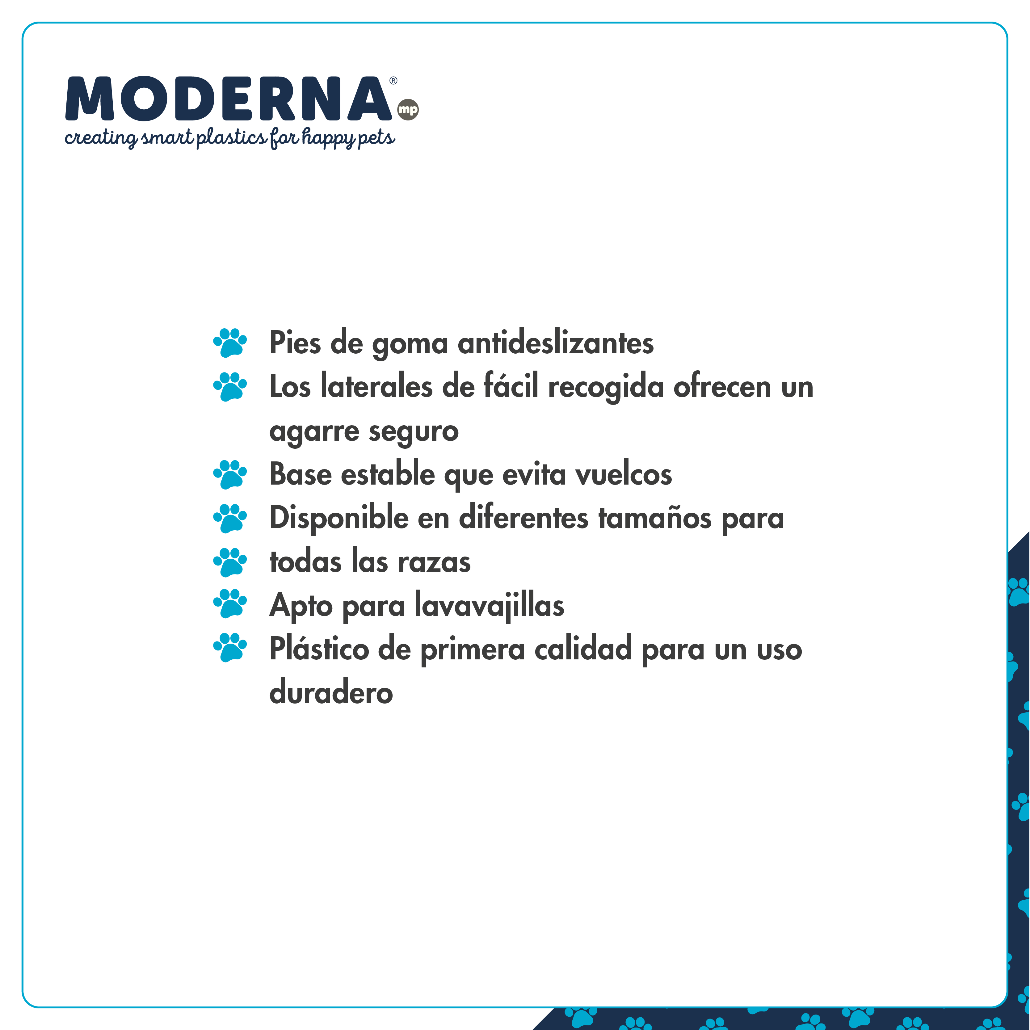 MODERNA COMEDERO SMARTY PERRO COCKER