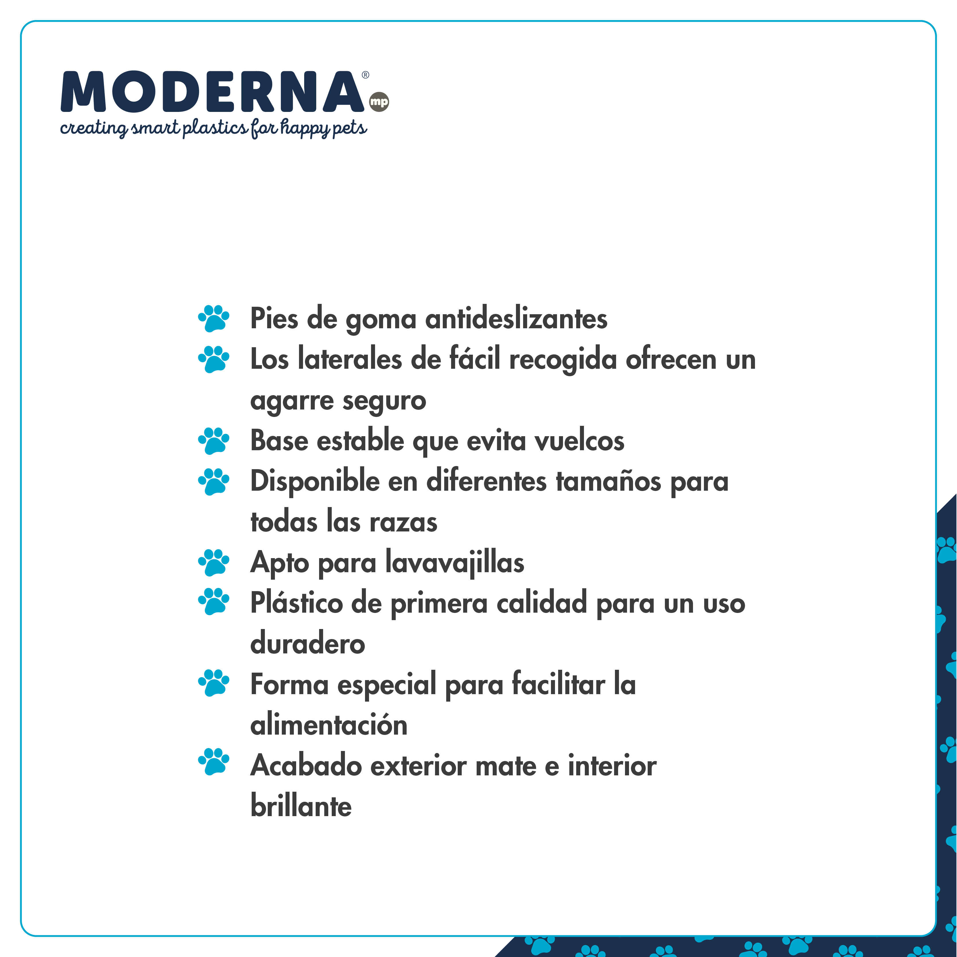 MODERNA COMEDERO SENSIBOWL PERRO Nº1