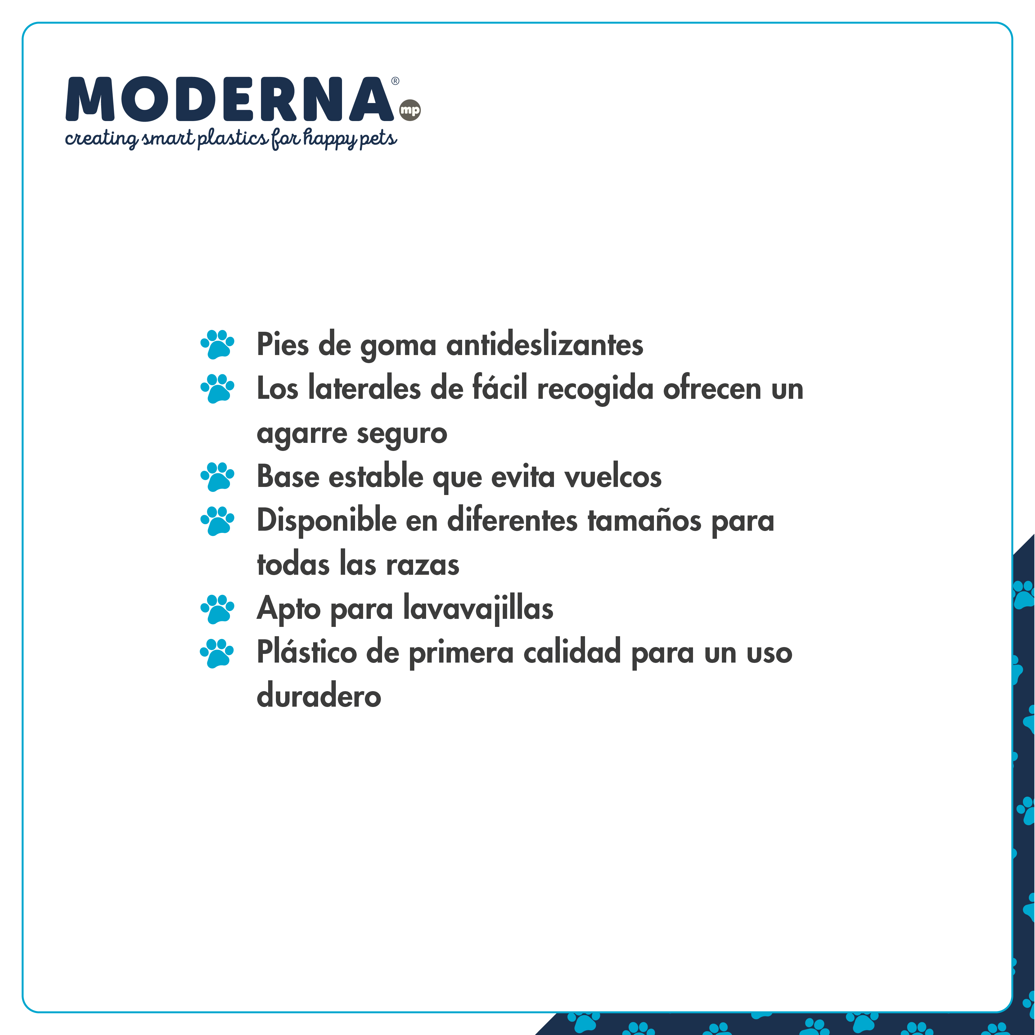 MODERNA COMEDERO SMARTY PERRO Nº1