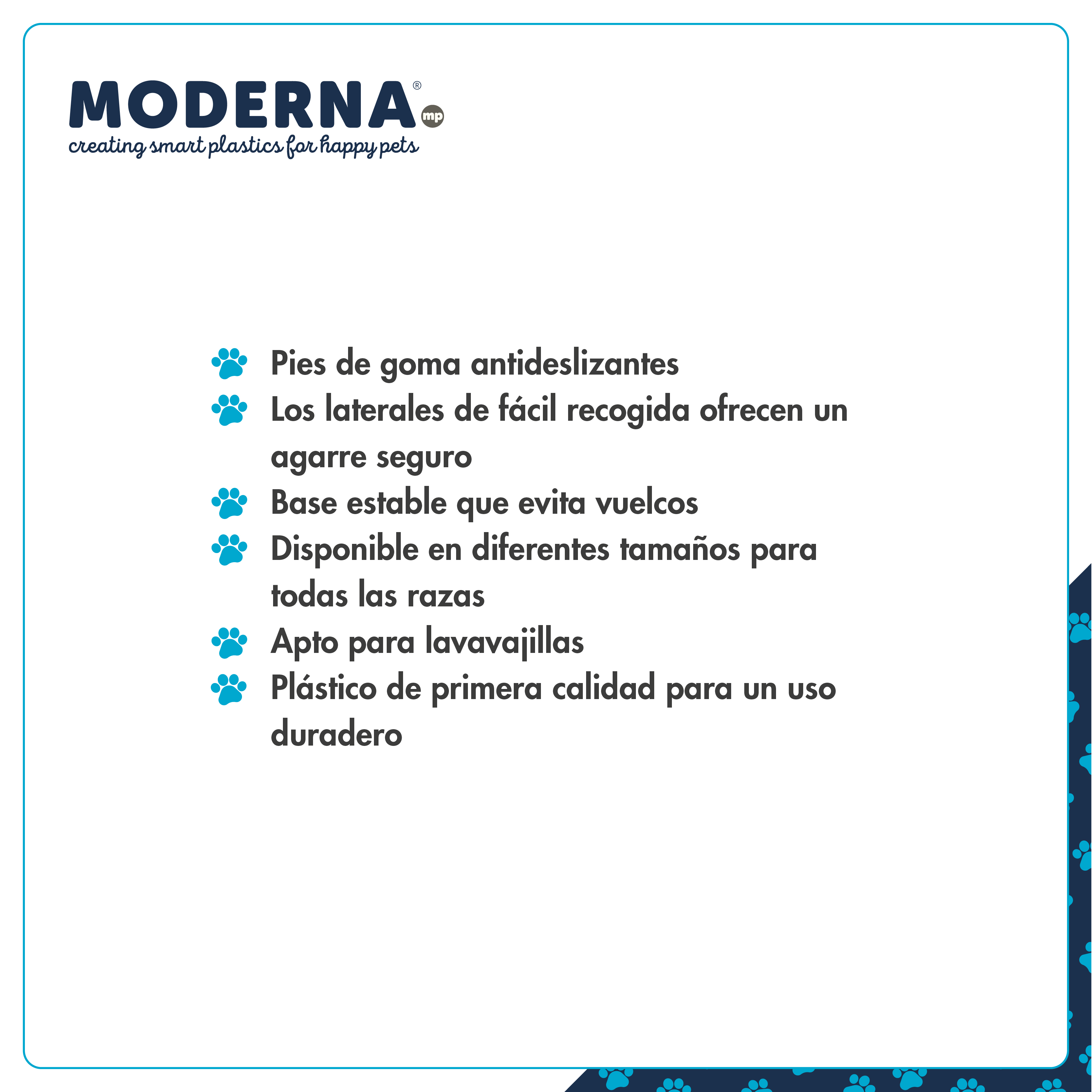 MODERNA COMEDERO SMARTY PERRO Nº2