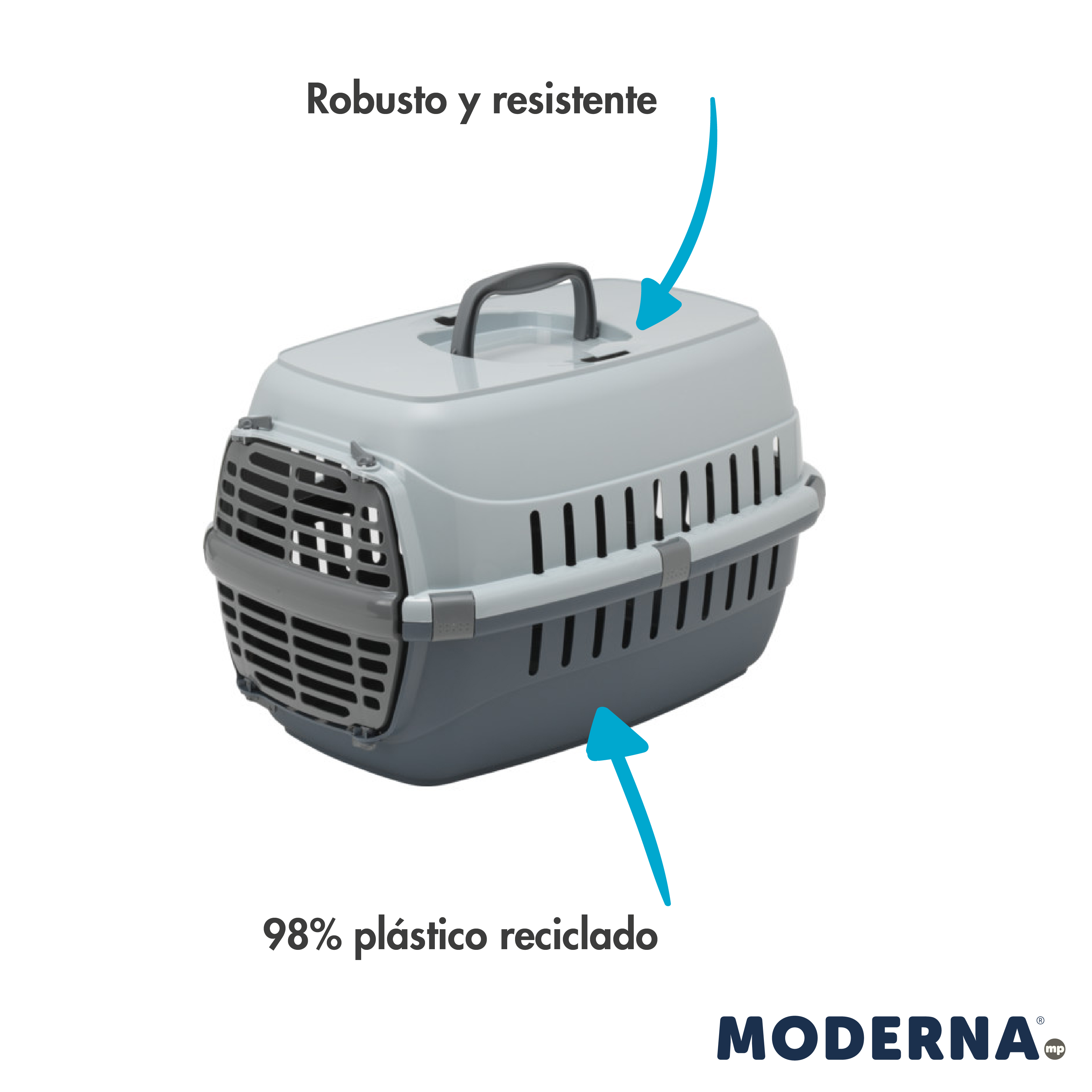 MODERNA PROMO RECYCLED TRANSPORTIN PUERTA PLAST.ROADRUNNER 1