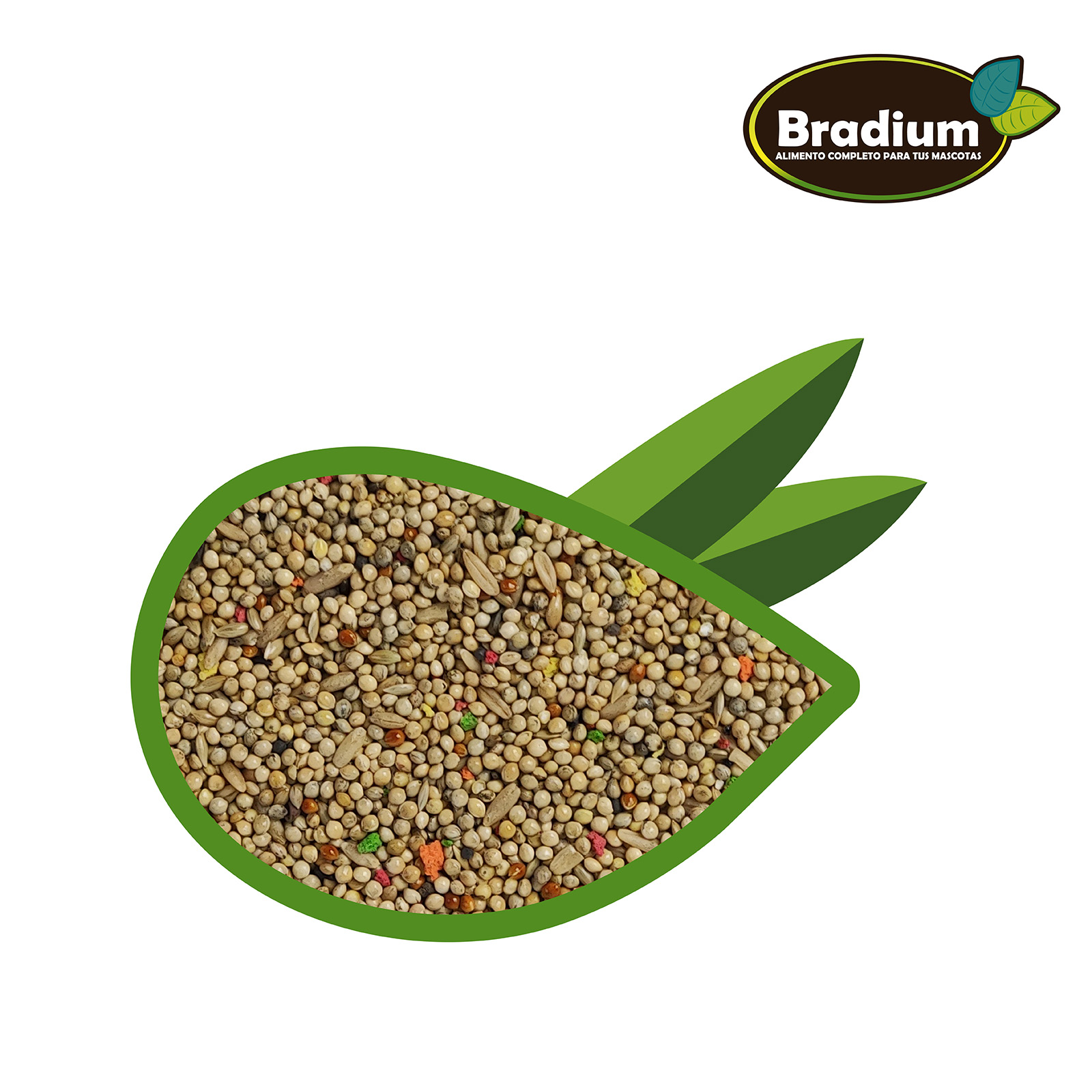 BRADIUM MIXTURA EXÓTICOS BOLSA 900 gr. aprox.