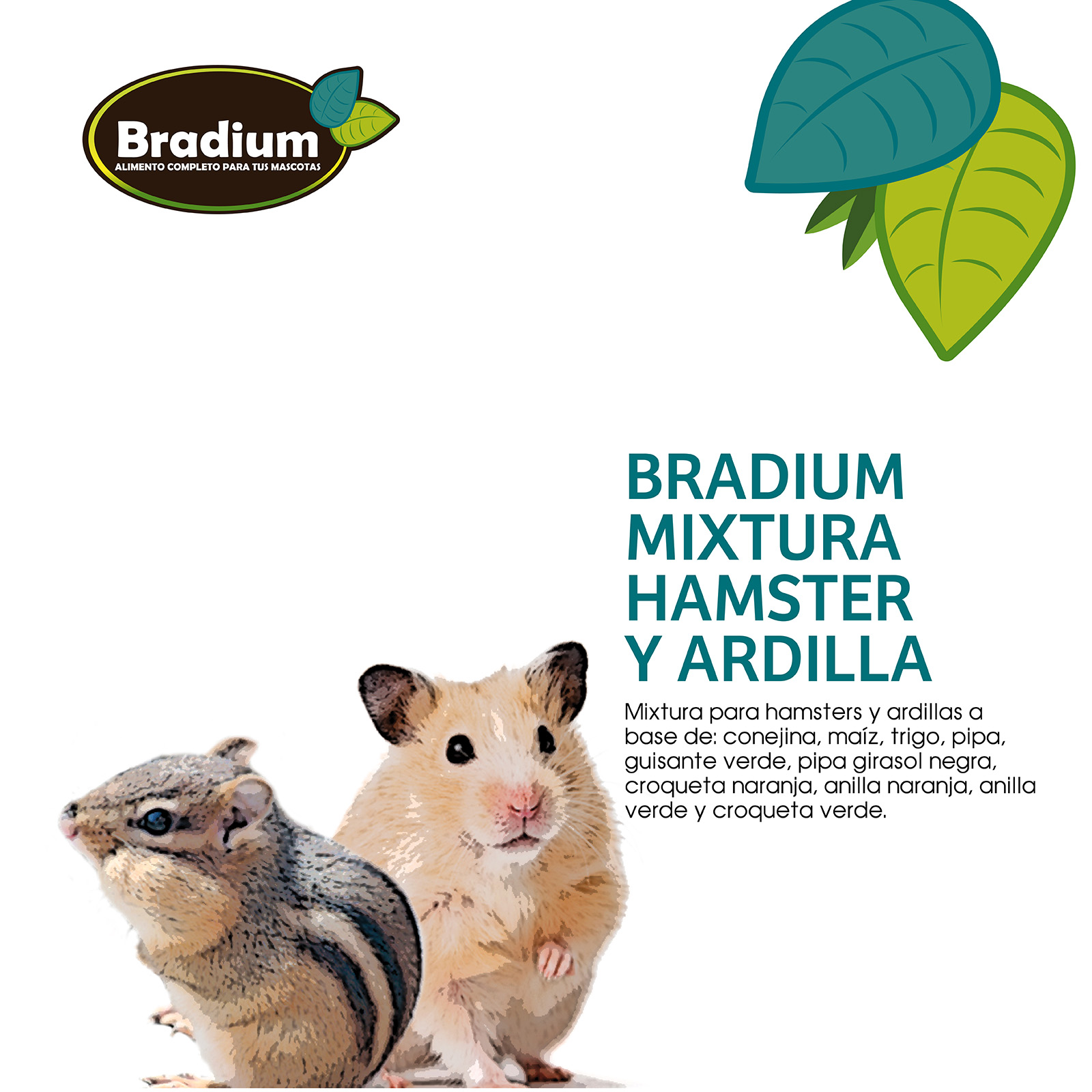 BRADIUM MIXTURA HAMSTER Y ARDILLA