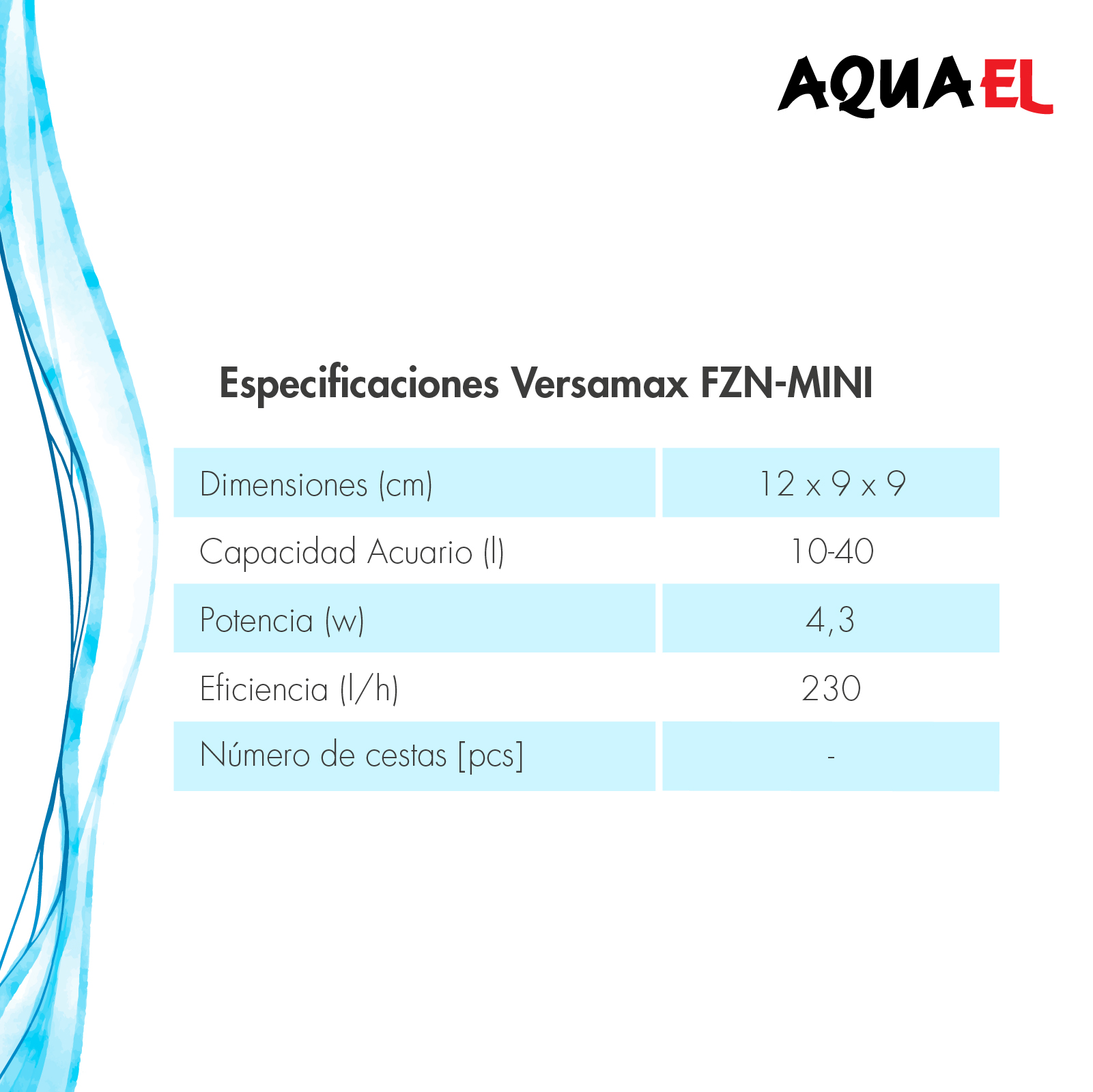 AQUAEL FILTRO CASCADA VERSAMAX