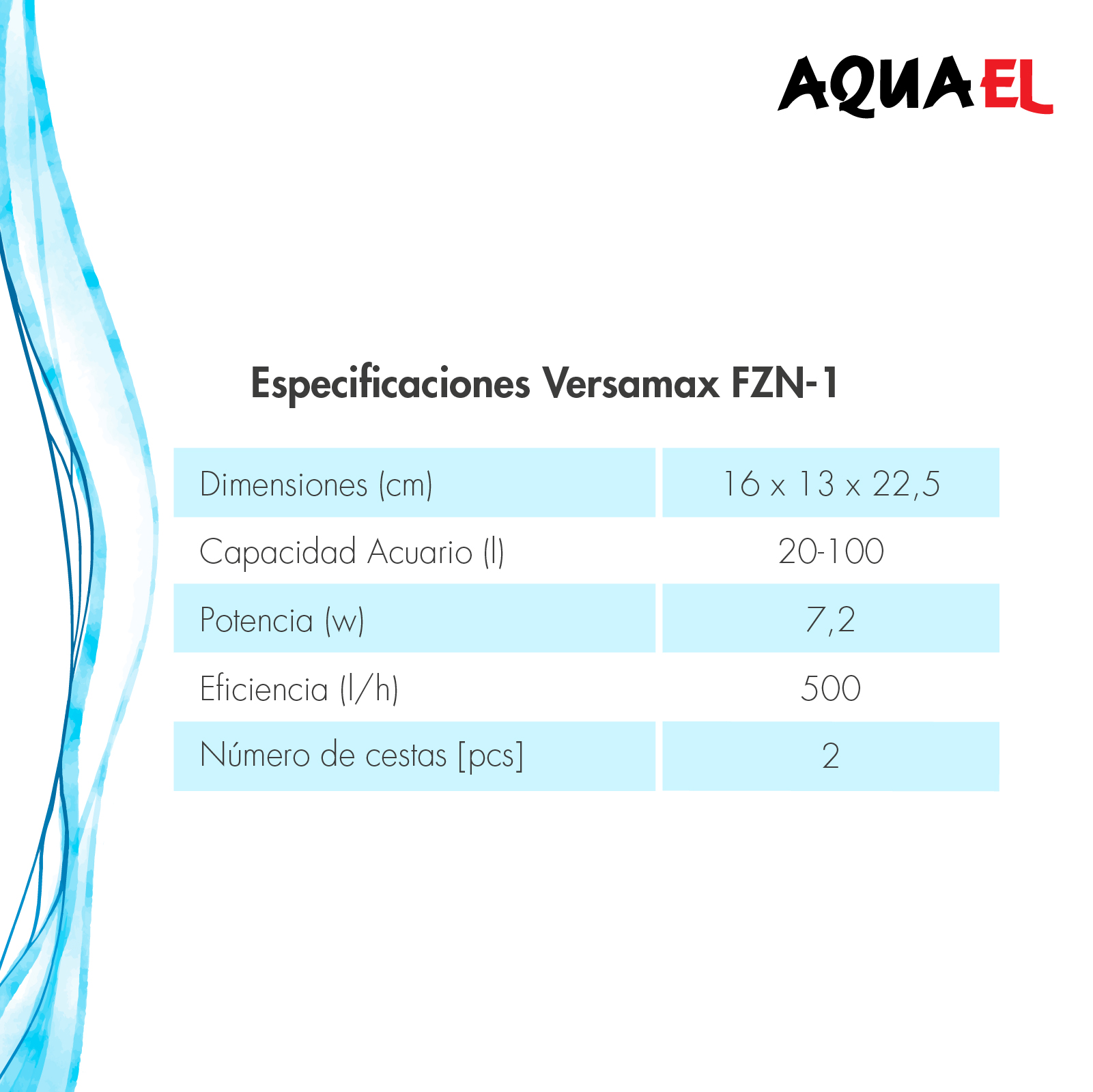 AQUAEL FILTRO CASCADA VERSAMAX