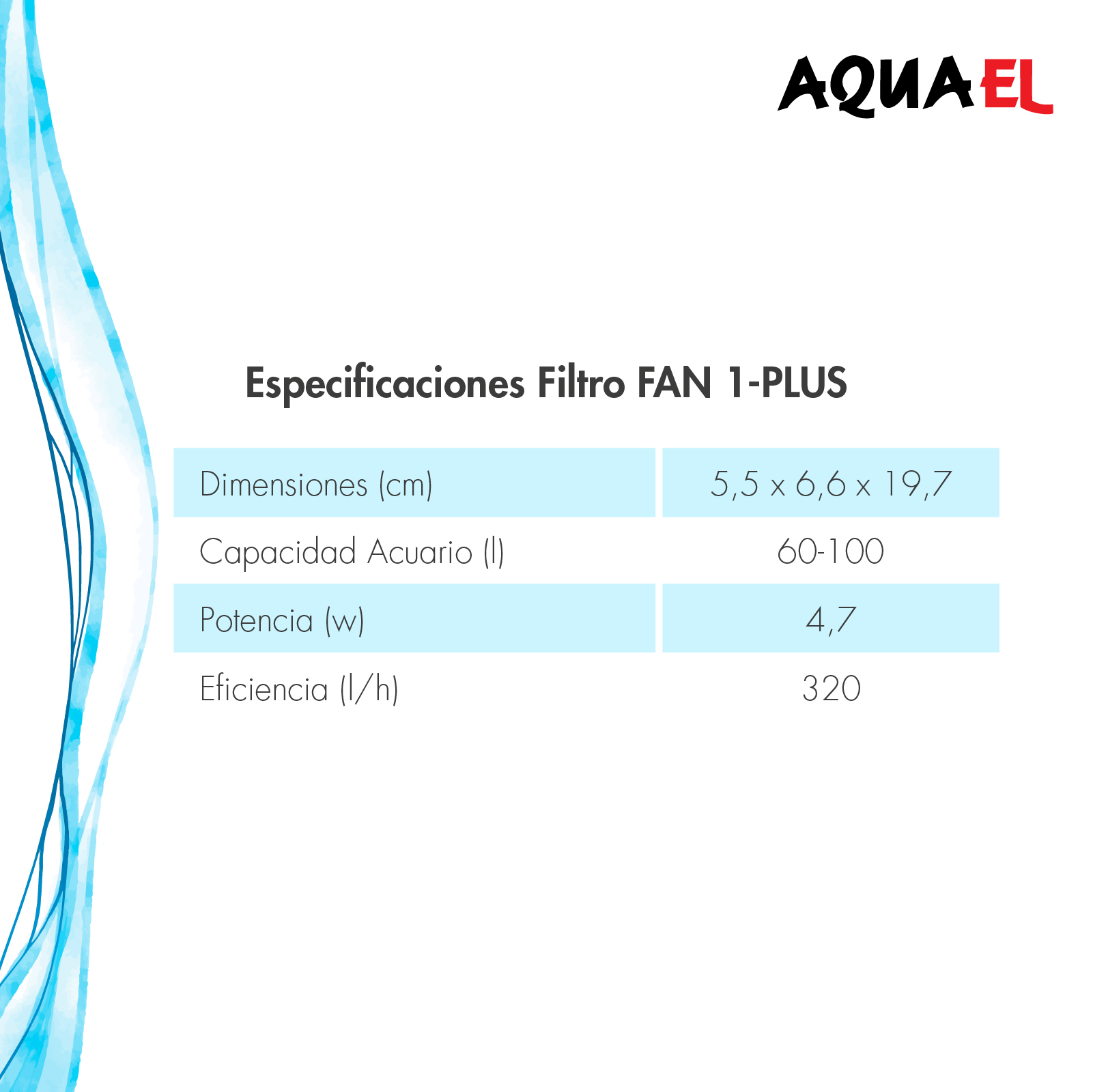 AQUAEL FILTRO INTERIOR FAN