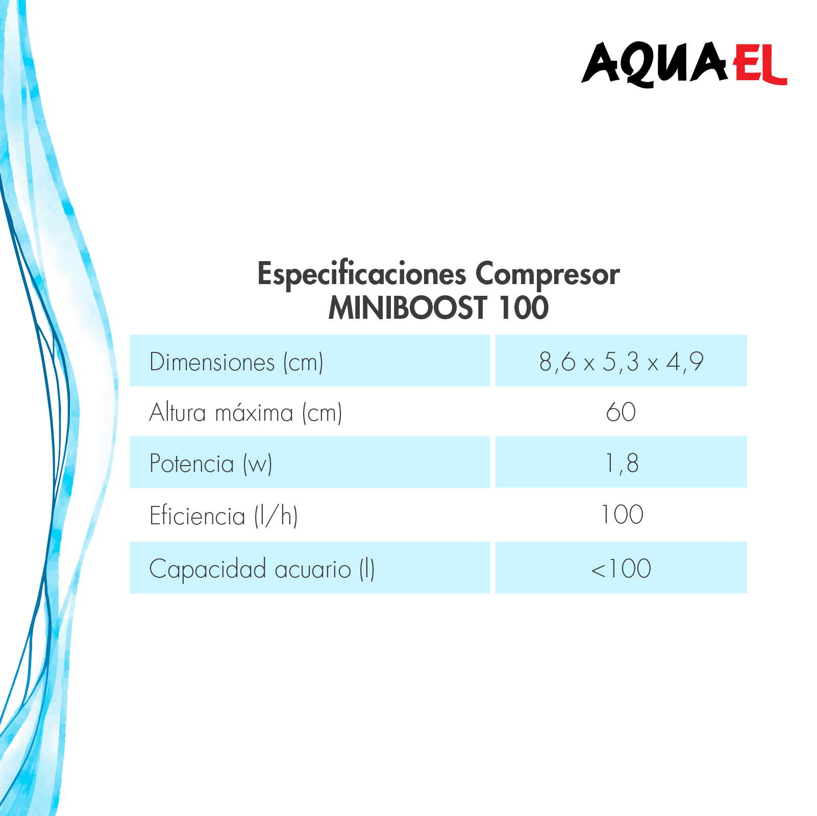 OFERTA AQUAEL COMPRESOR MINIBOST-100  1 SALIDA