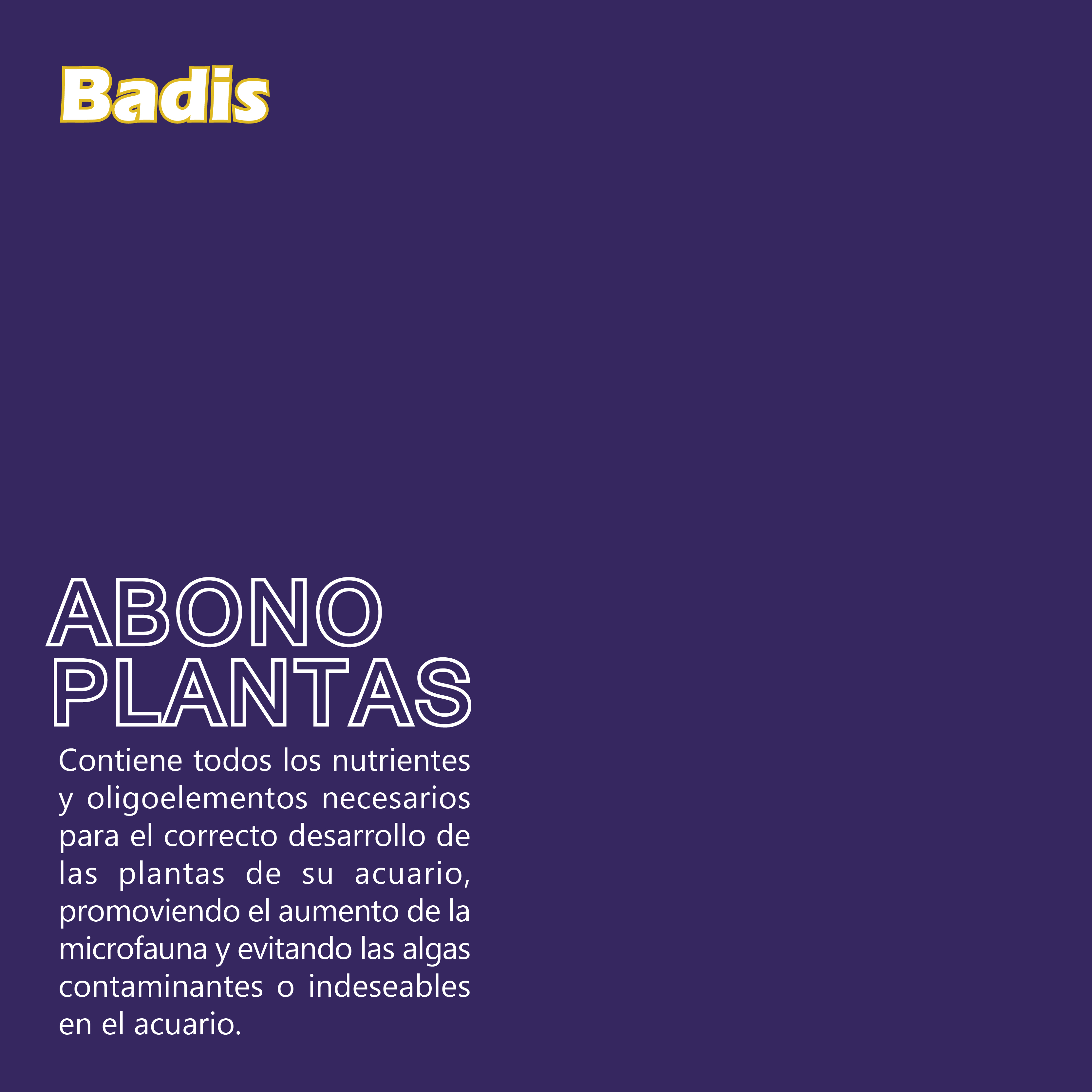 BADIS ABONO PLANTAS