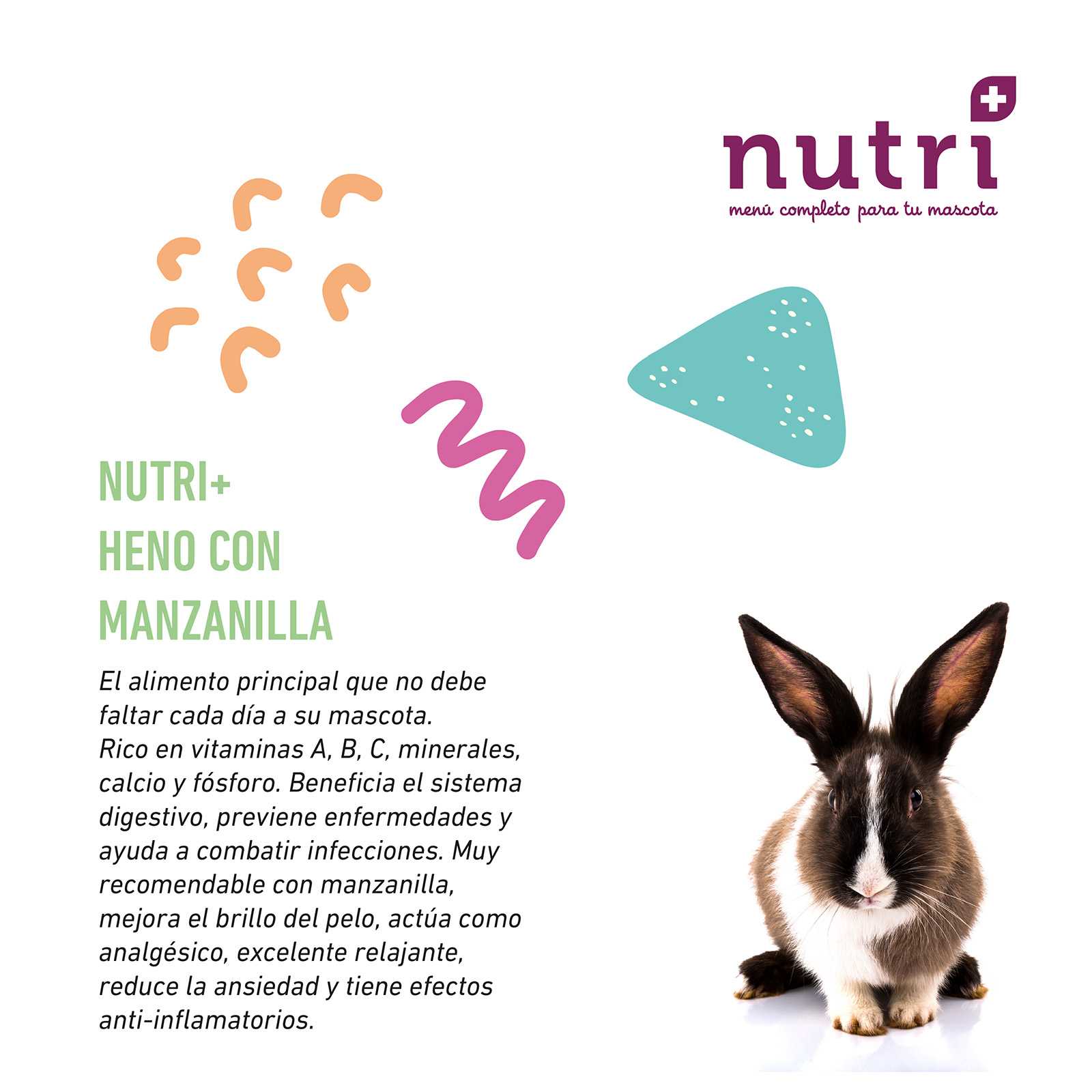 NUTRI+ HENO CON MANZANILLA 500 GR