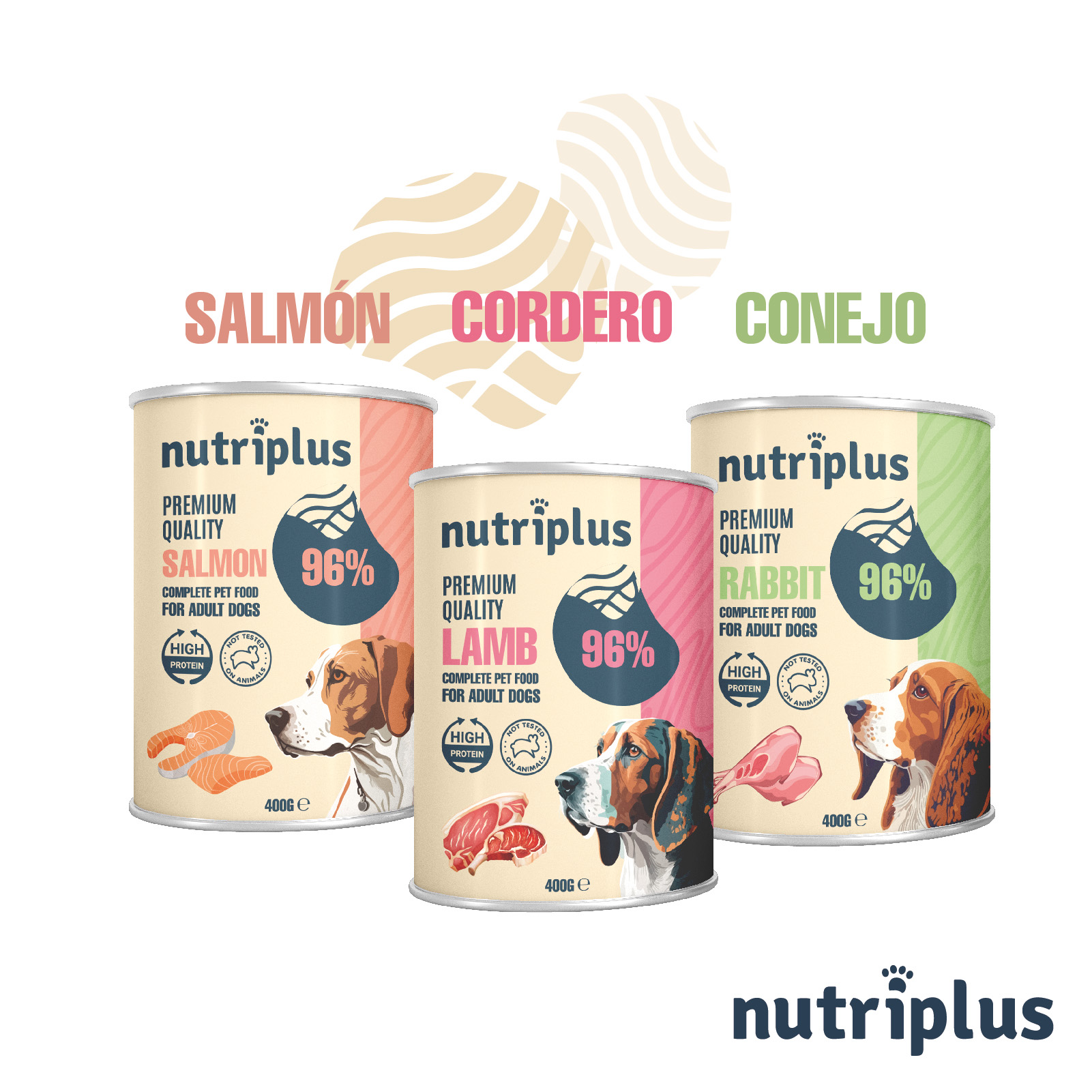 NUTRIPLUS PERROS COMIDA HUMEDA CONEJO 400 GR