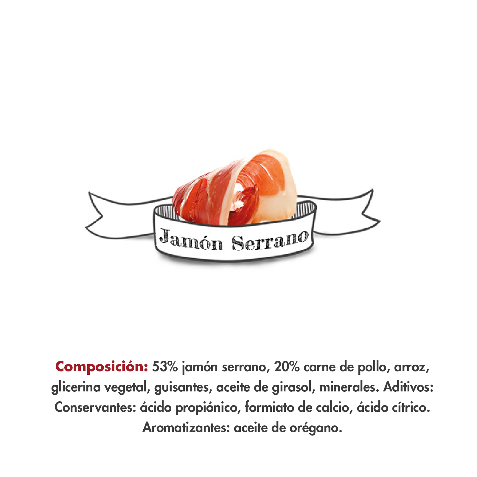 MDT NEW SERRANO SNACKS PERROS JAMON 100 GR