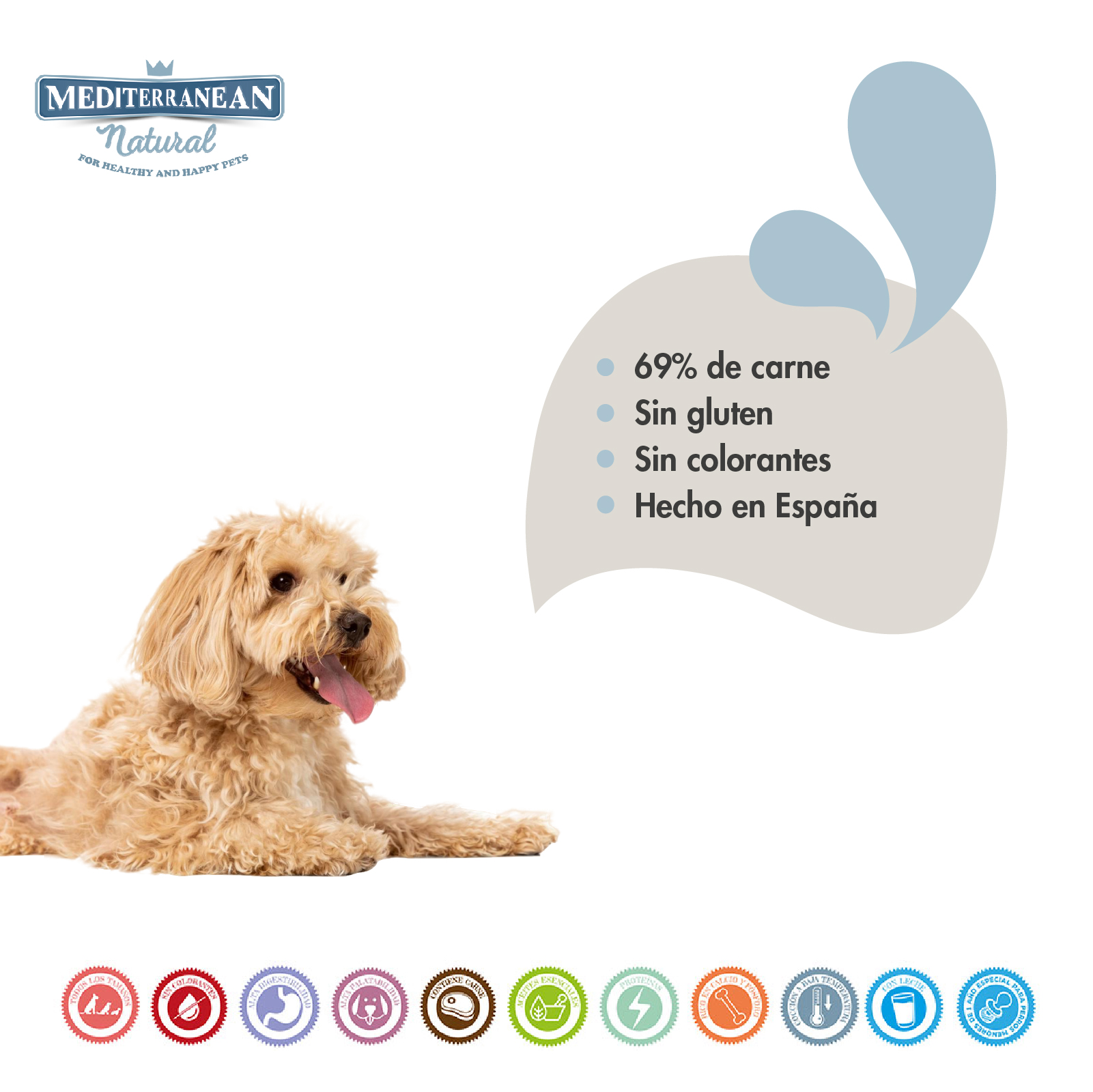 MDT NEW SERRANO SNACKS PERROS PUPPY 100 GR
