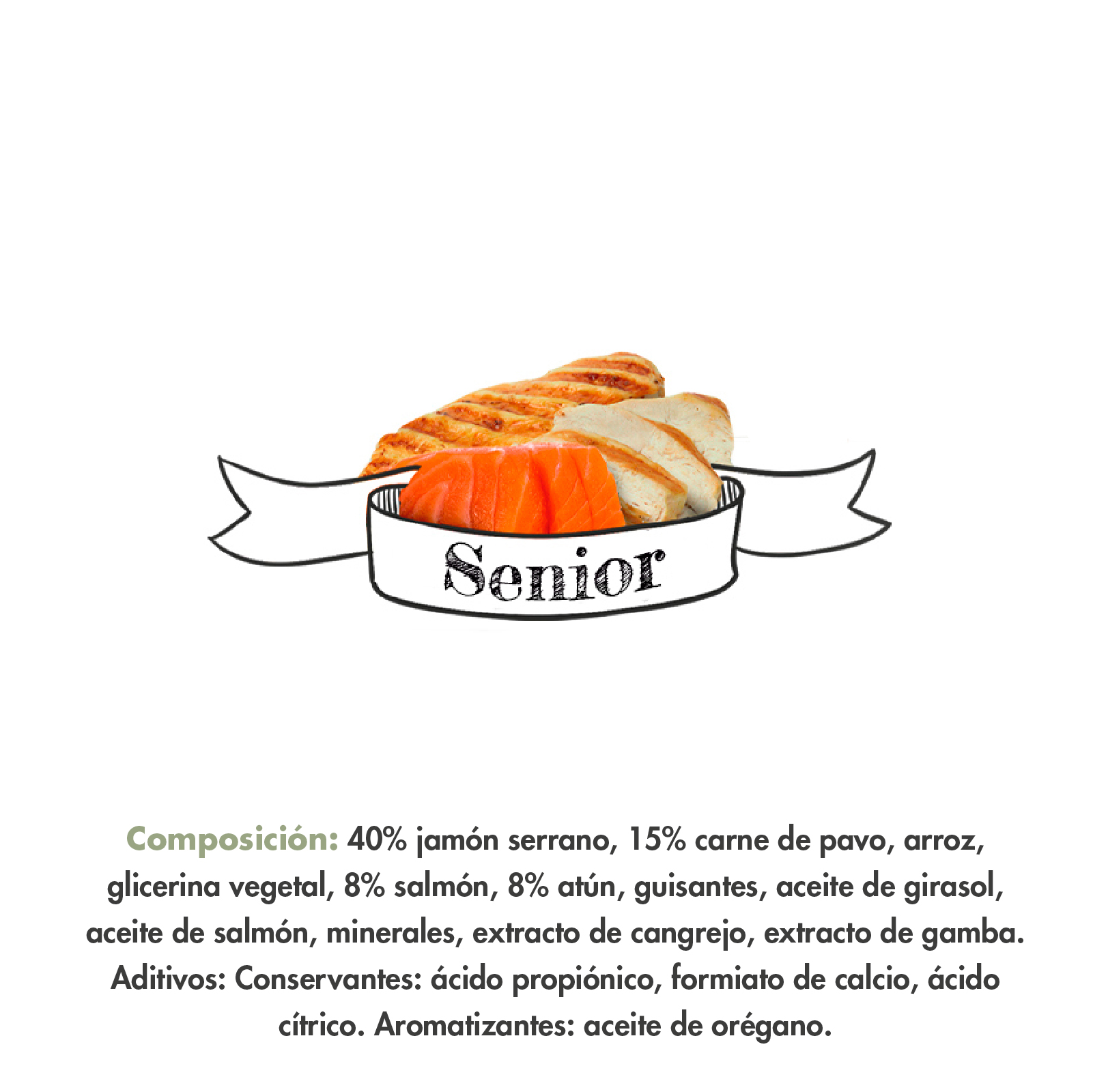 MDT NEW SERRANO SNACKS PERROS SENIOR 100 GR