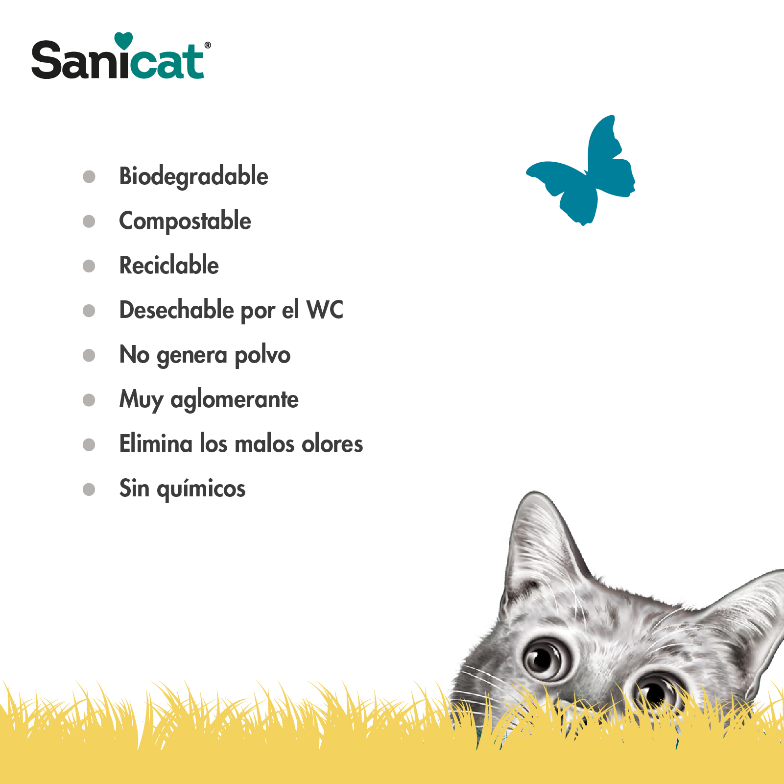 SANICAT NATURA ACTIVA CLUMPING RECYCLED 10 LTS
