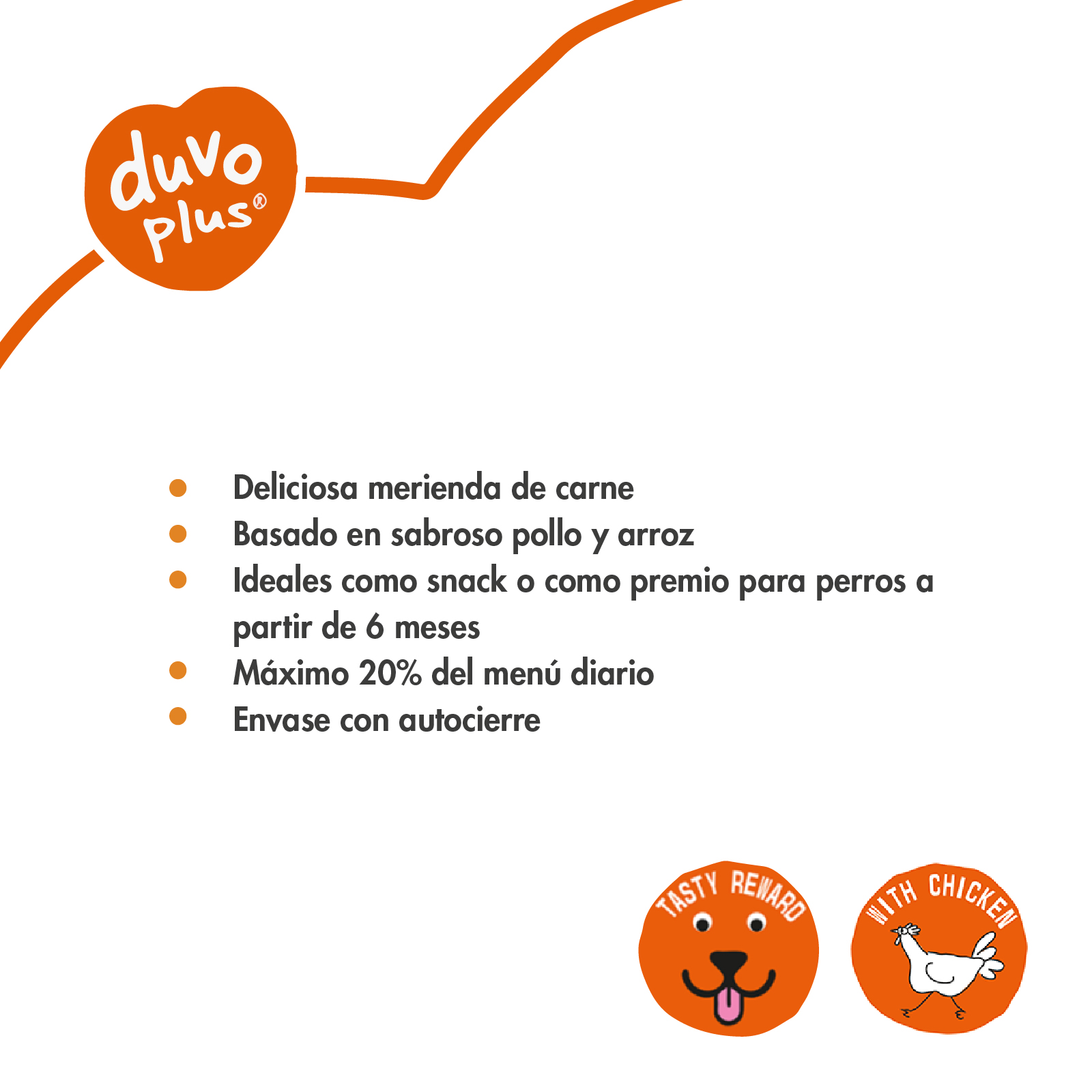DUVO MEAT BOLAS DE POLLO Y ARROZ BOTE 500 GR