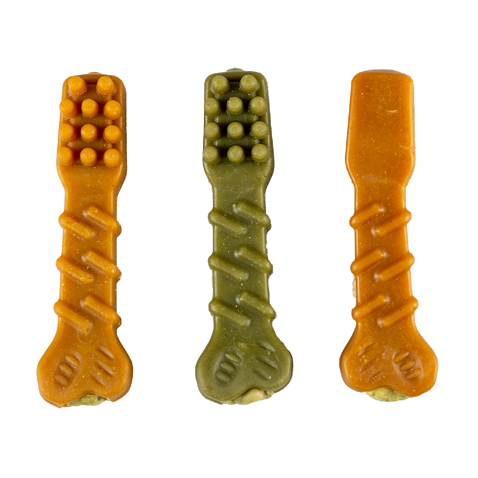 DUVO CHEW CEPILLOS DENTALES RELLENOS SURTIDOS 9,6 CM