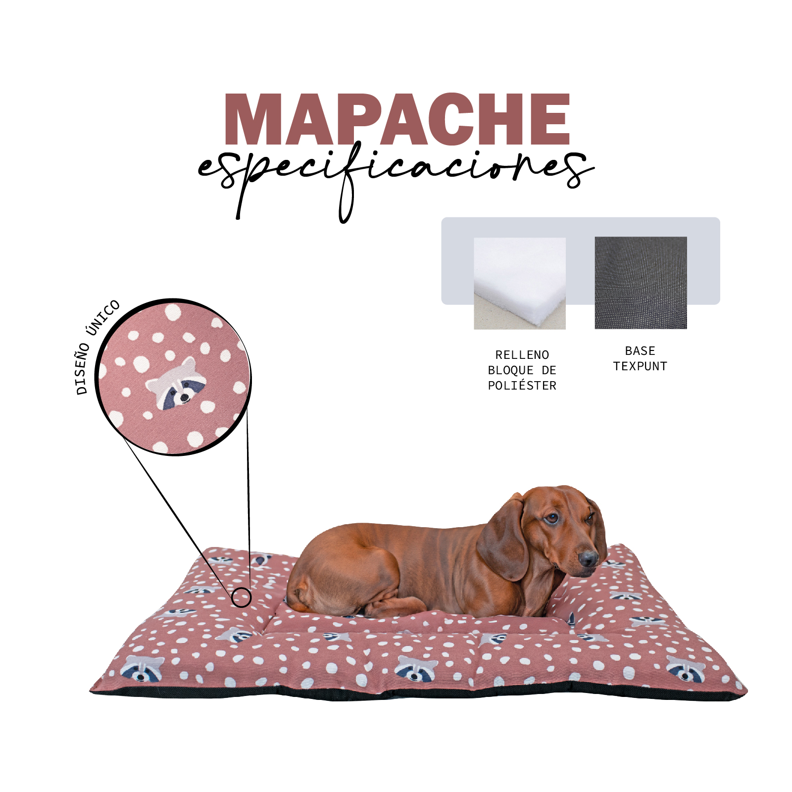 YAGU COLCHON HUESCA MAPACHE