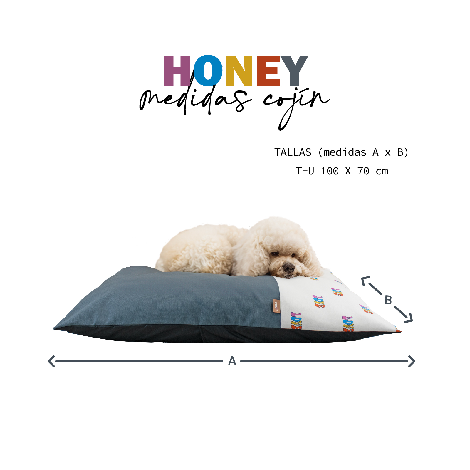 YAGU COJIN EOS IZARO HONEY T-U  100 x 70 CM