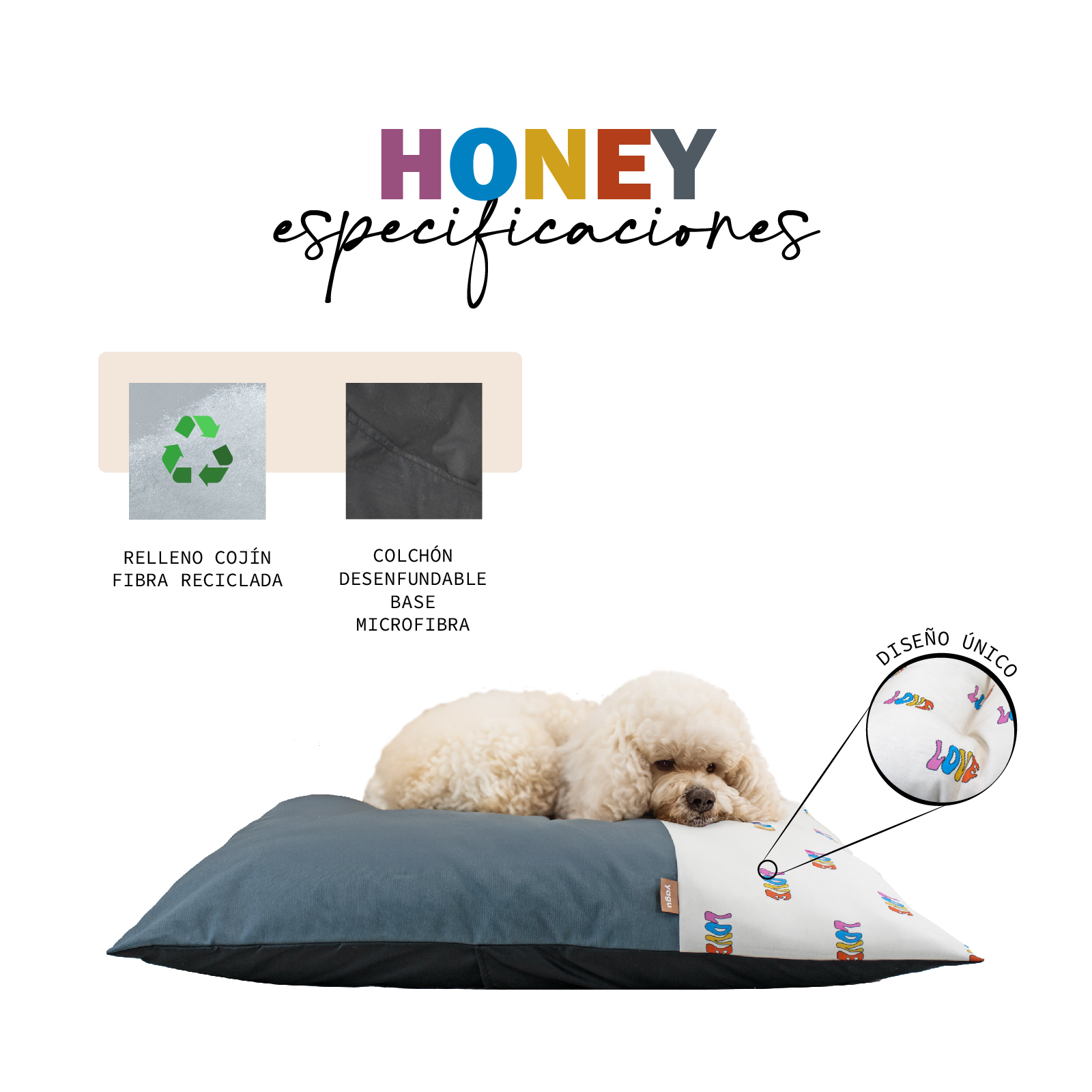 YAGU COJIN EOS IZARO HONEY T-U  100 x 70 CM