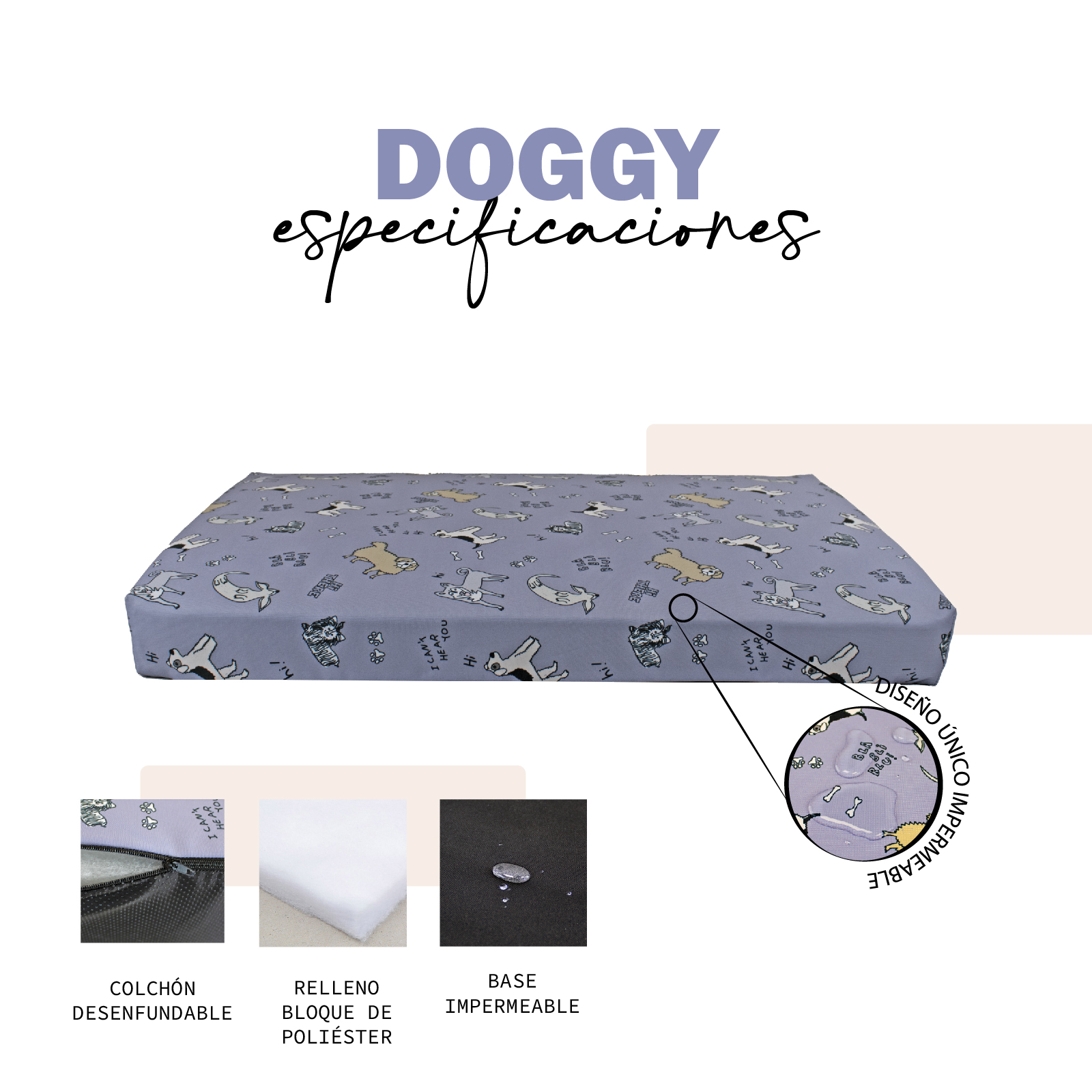 YAGU COLCHON MATT DOGGY