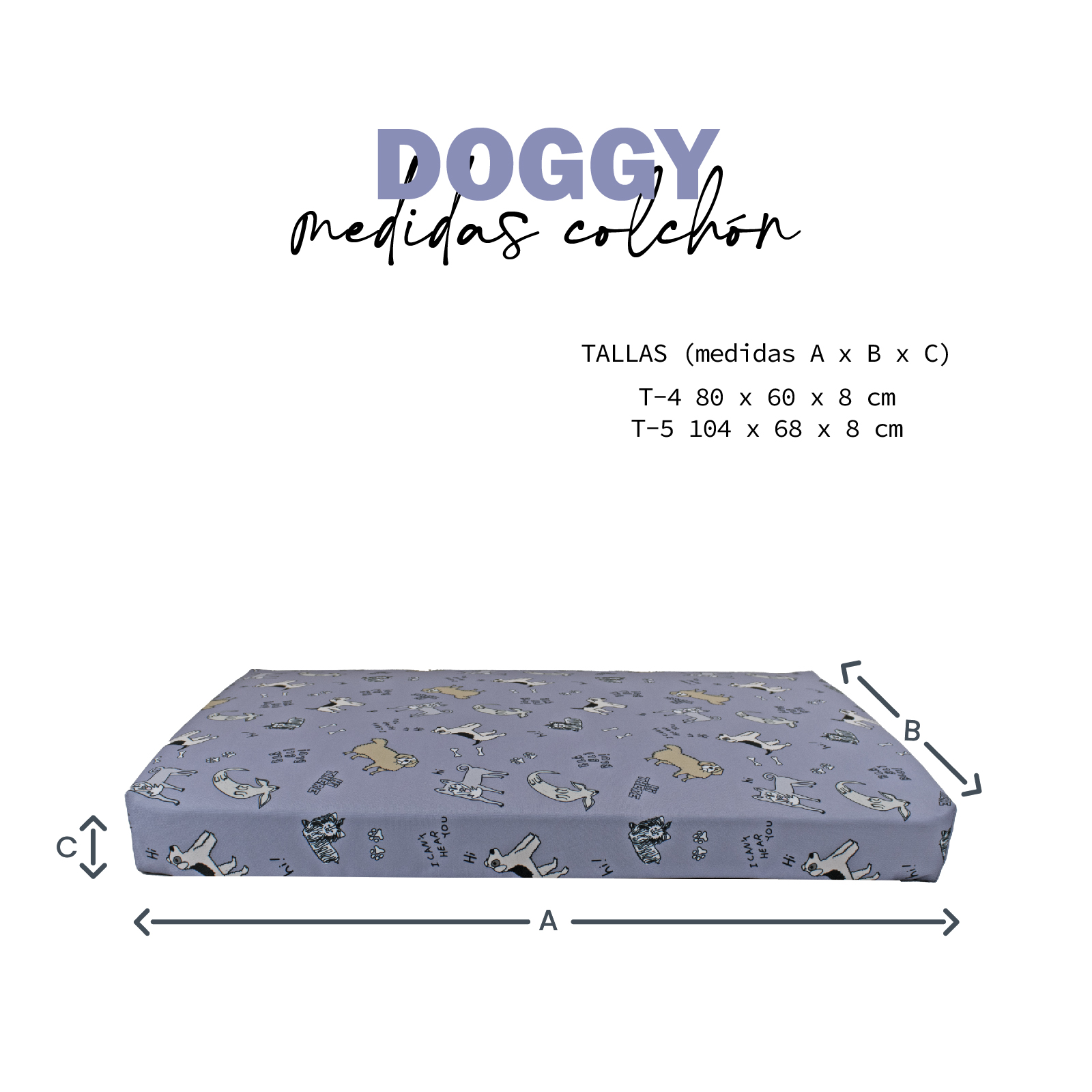 YAGU COLCHON MATT DOGGY
