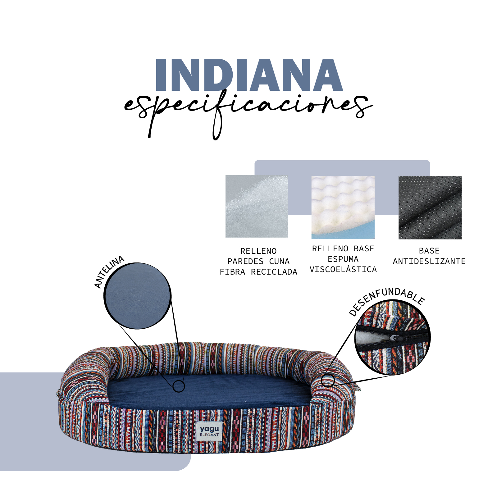 YAGU CUNA RELAX VISCOELASTICO INDIANA