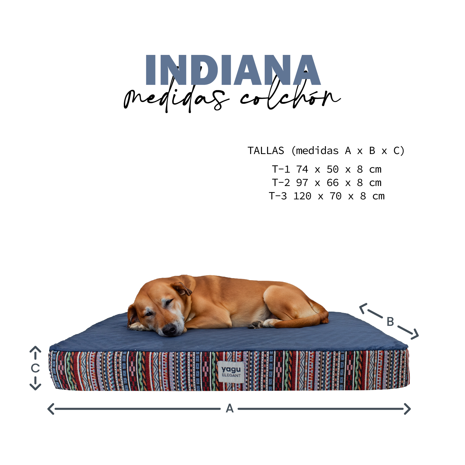 YAGU COLCHON RELAX VISCOELASTICO INDIANA