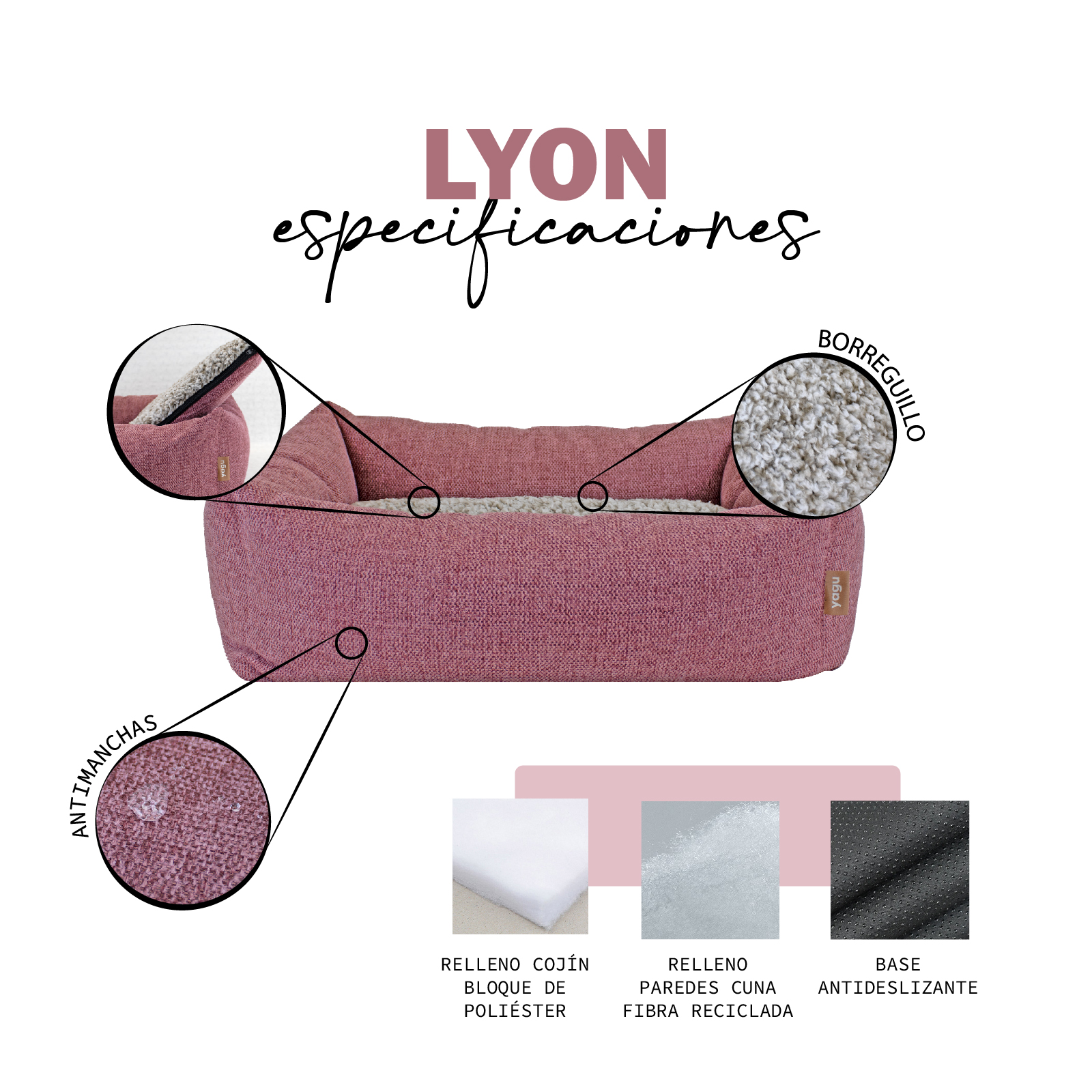 YAGU CUNA COSMO LYON ROSA