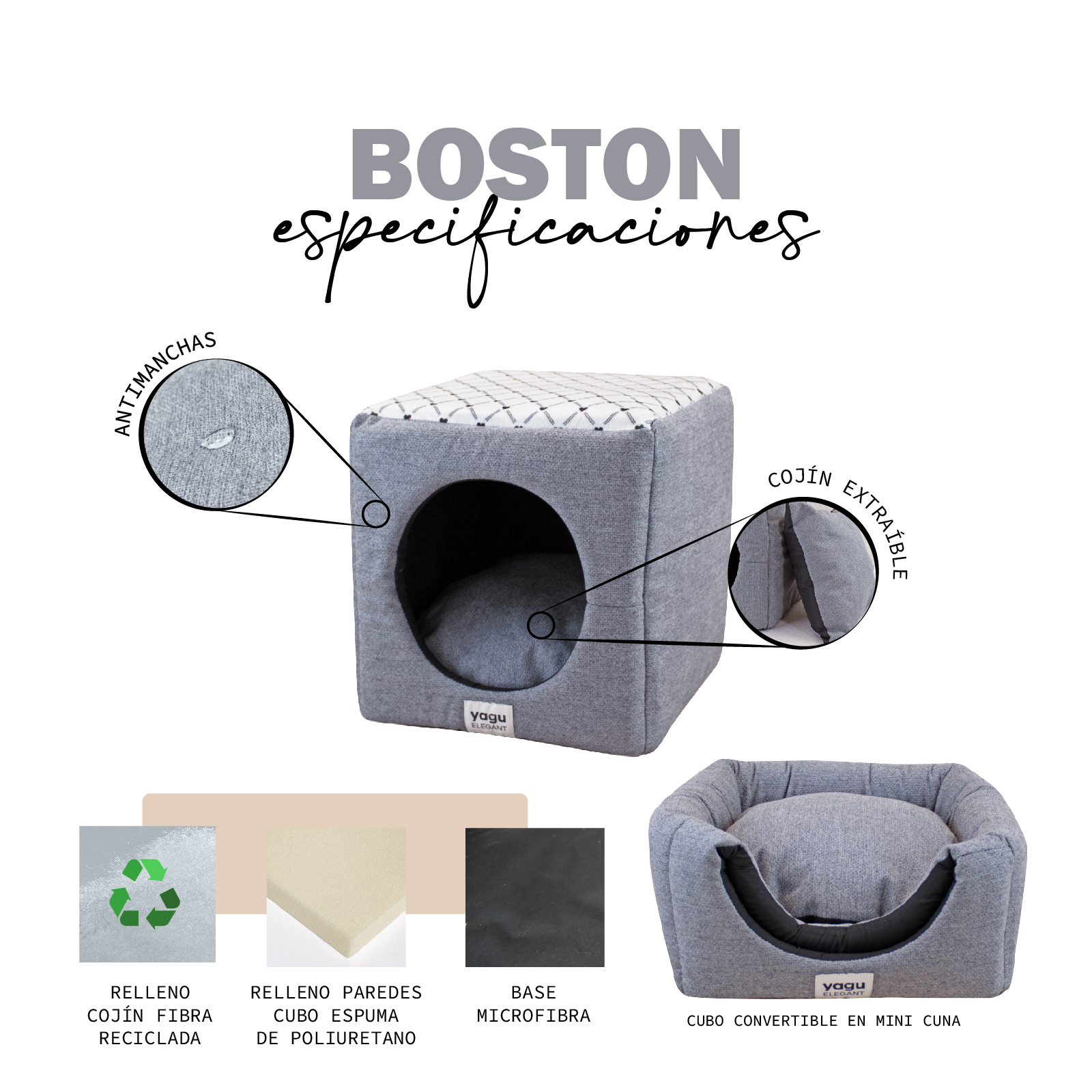 YAGU CUNA CONFORT BOSTON