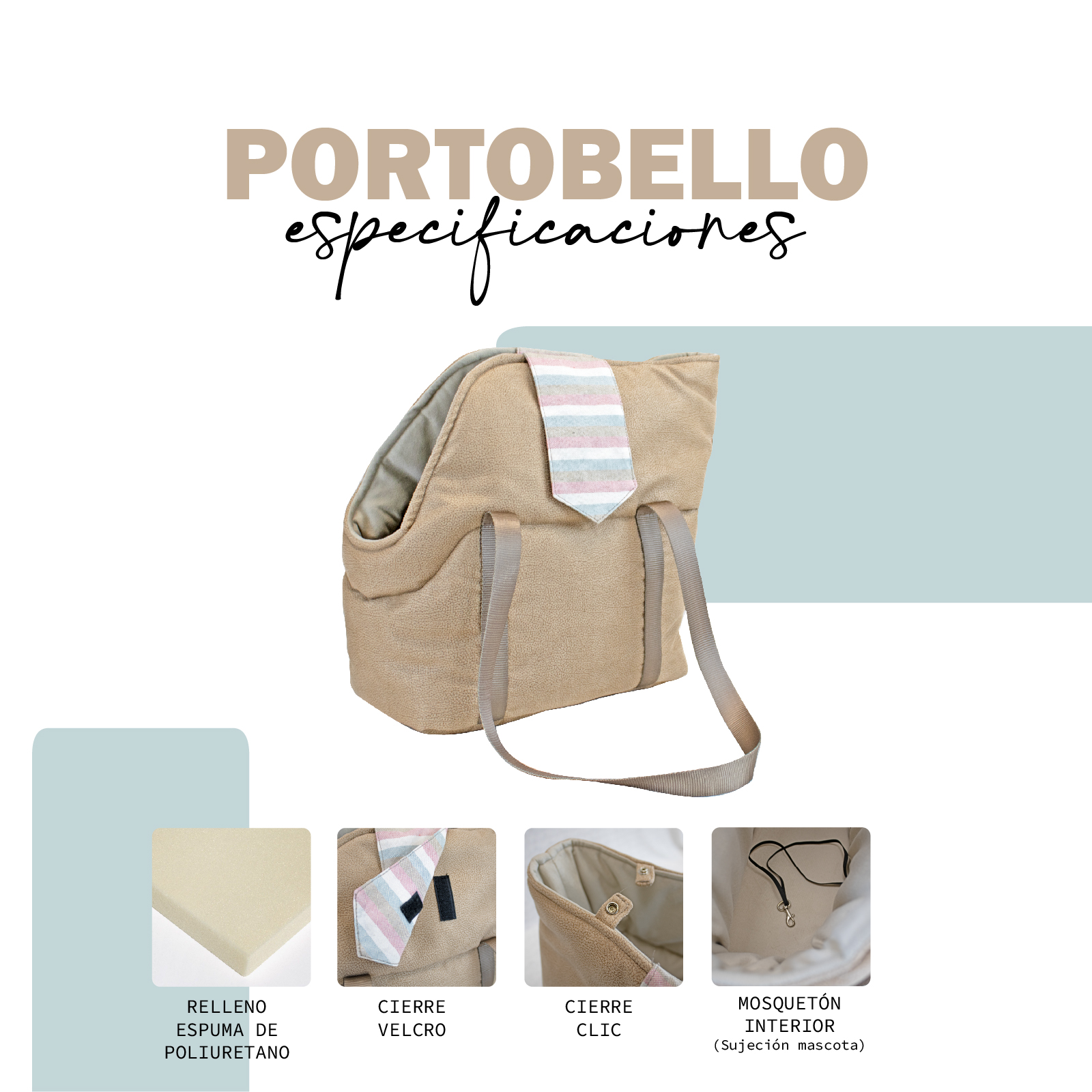 YAGU BOLSO SOFIA PORTOBELLO T-U  43 x 18 x 35 CM