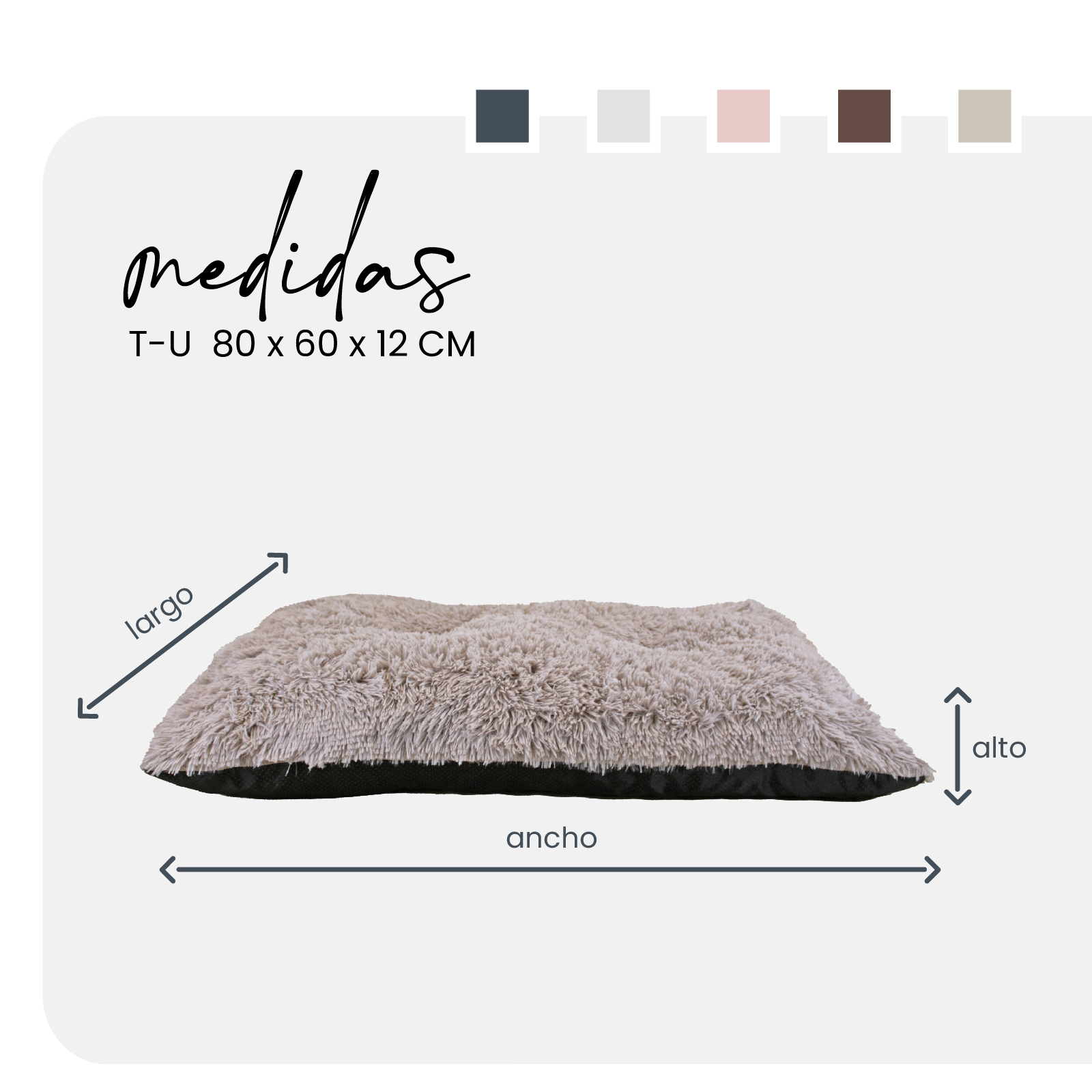 YAGU COLCHON FUN DIVER BEIGE T-U  80 x 60 x 12 CM