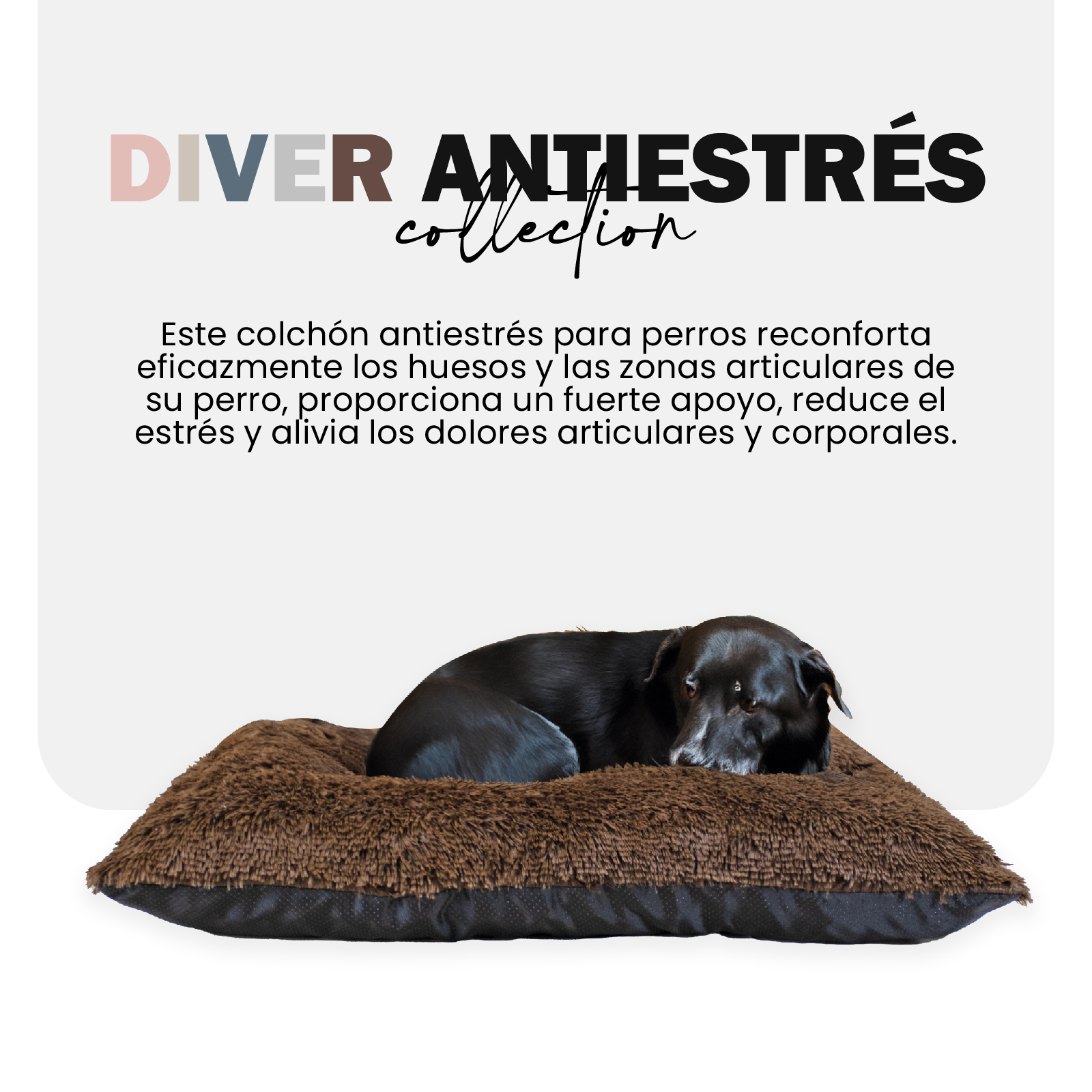 YAGU COLCHON FUN DIVER MARRON T-U  80 x 60 x 12 CM