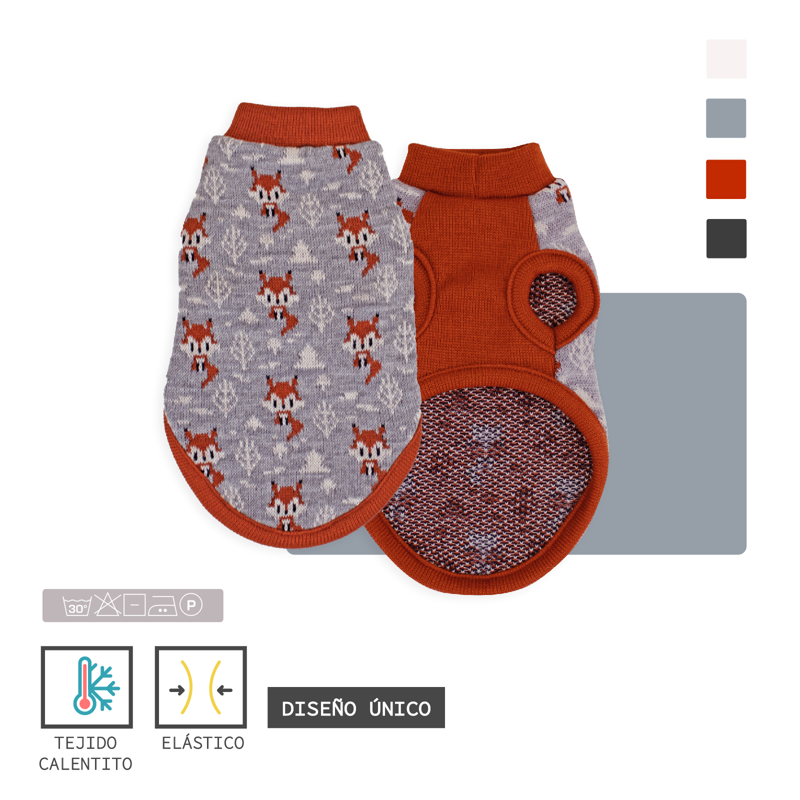 MI&amp;DOG JERSEY PUNTO ESTAMPADO FOX