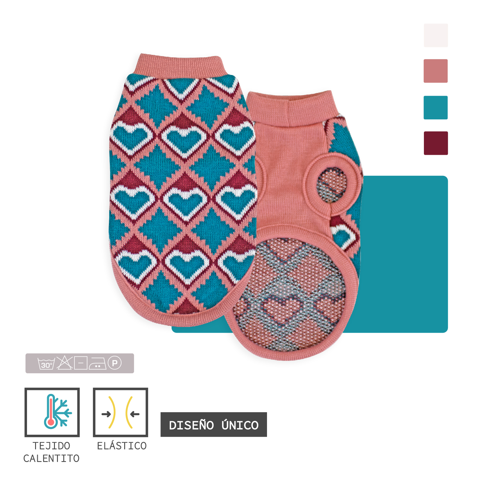 MI&amp;DOG JERSEY PUNTO ESTAMPADO SWEET