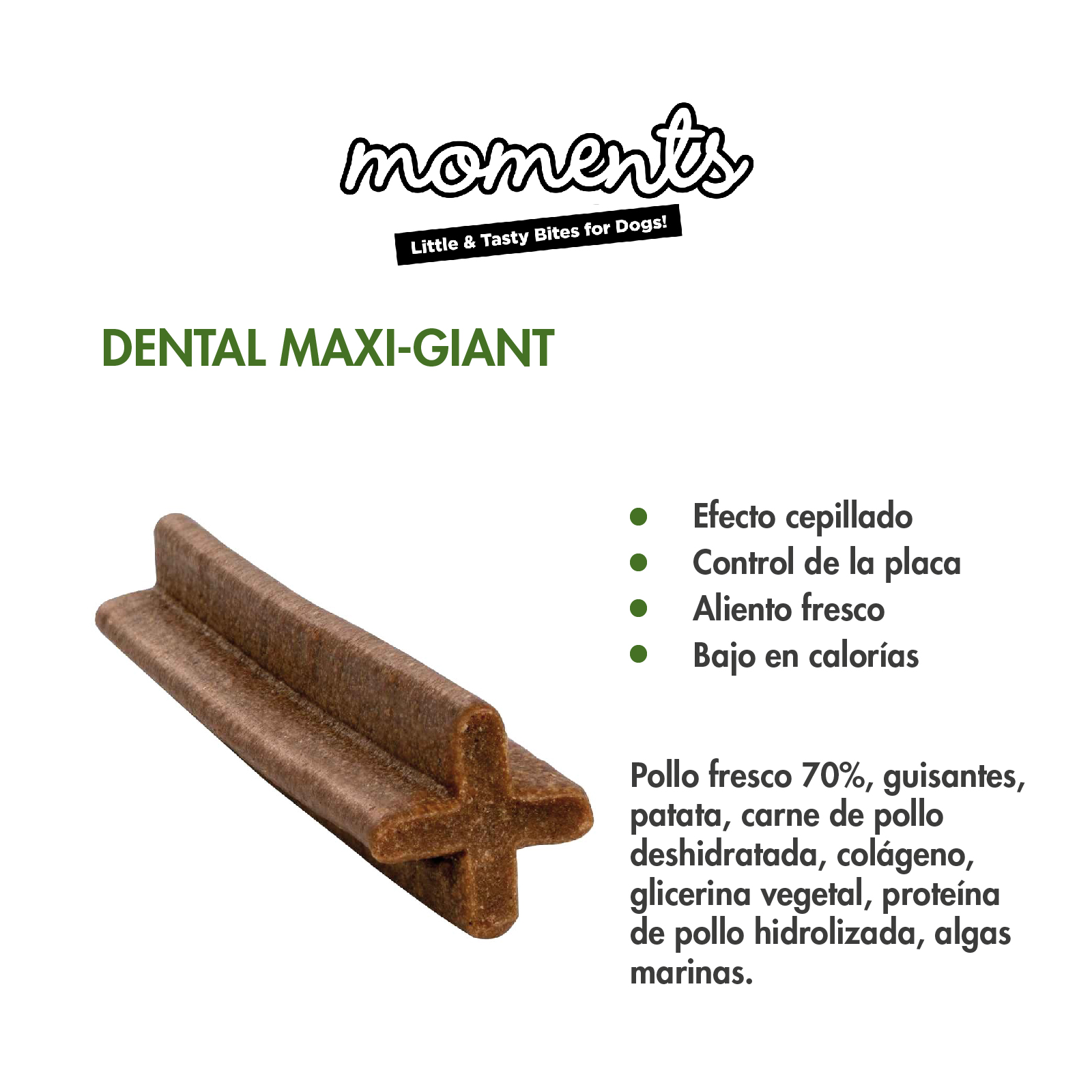 DNG MOMENTS DOG DENTAL MAXI-GIANT 500 GR