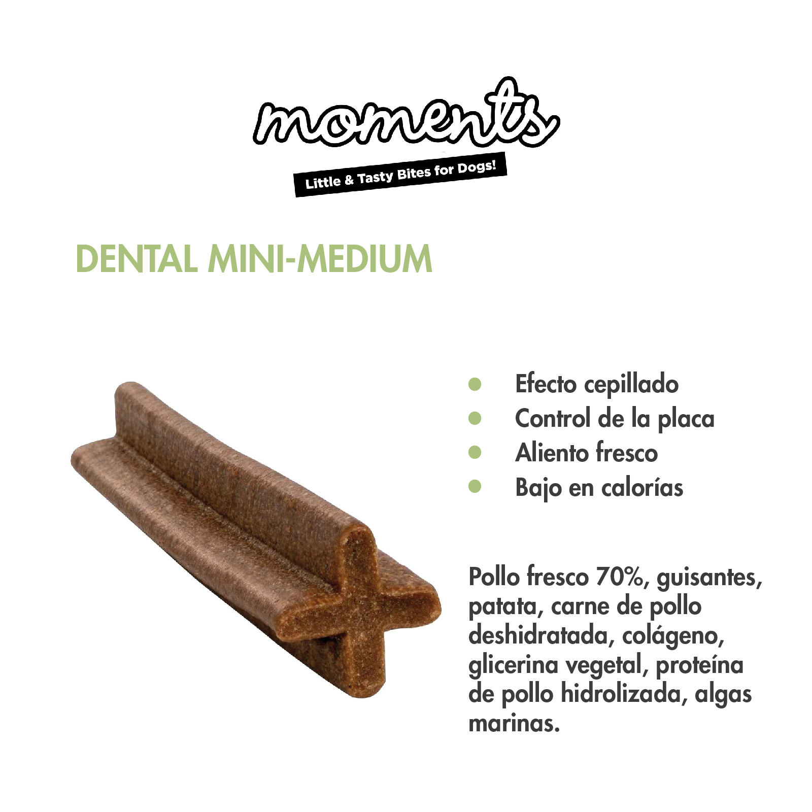 DNG MOMENTS DOG DENTAL MINI-MEDIUM 500 GR