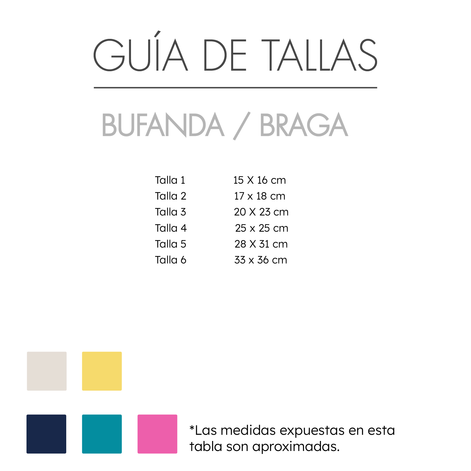 MI&amp;DOG BUFANDA BRAGA CREMA