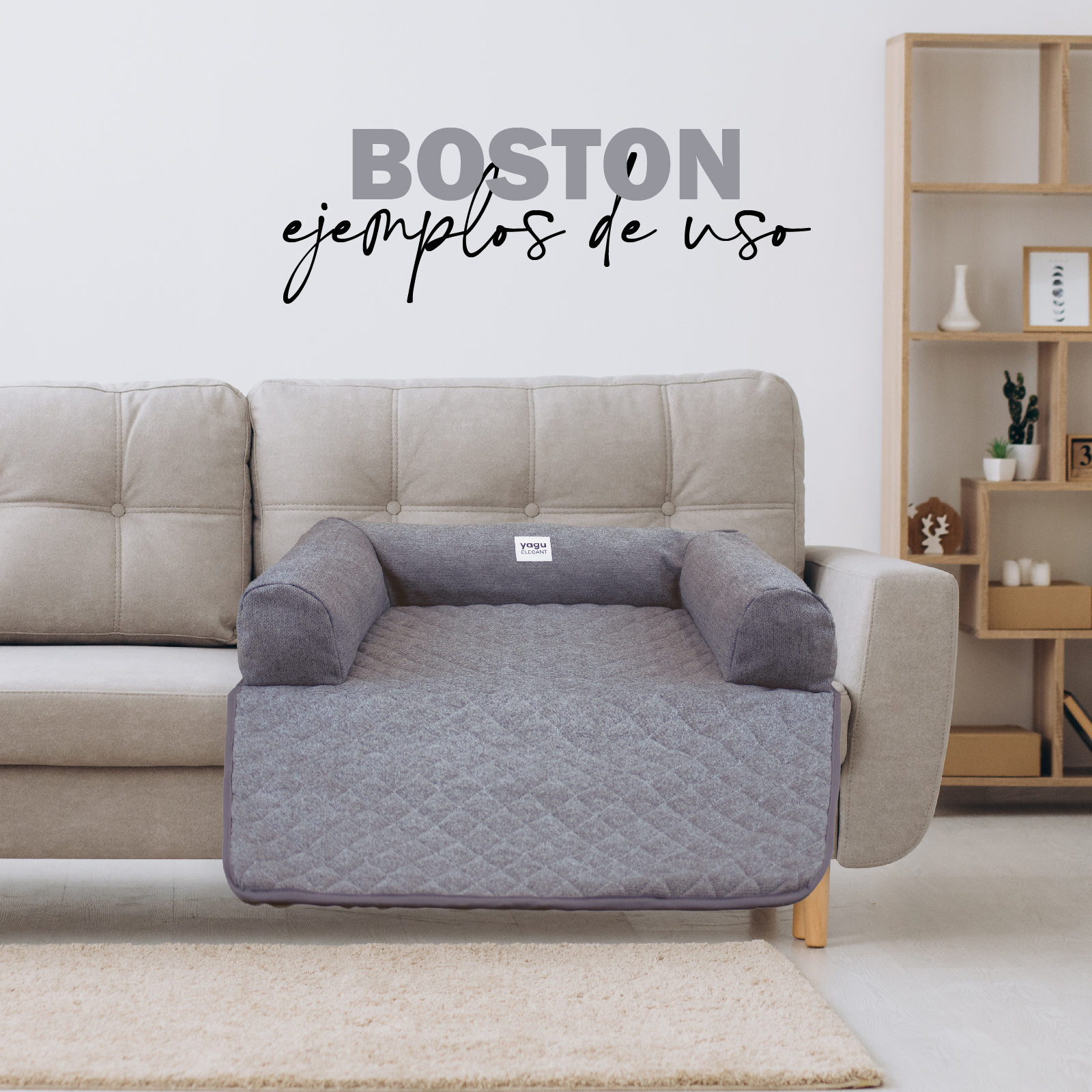 YAGU SOFA MANTA BOSTON T-U  87 x 68 x 12 CM