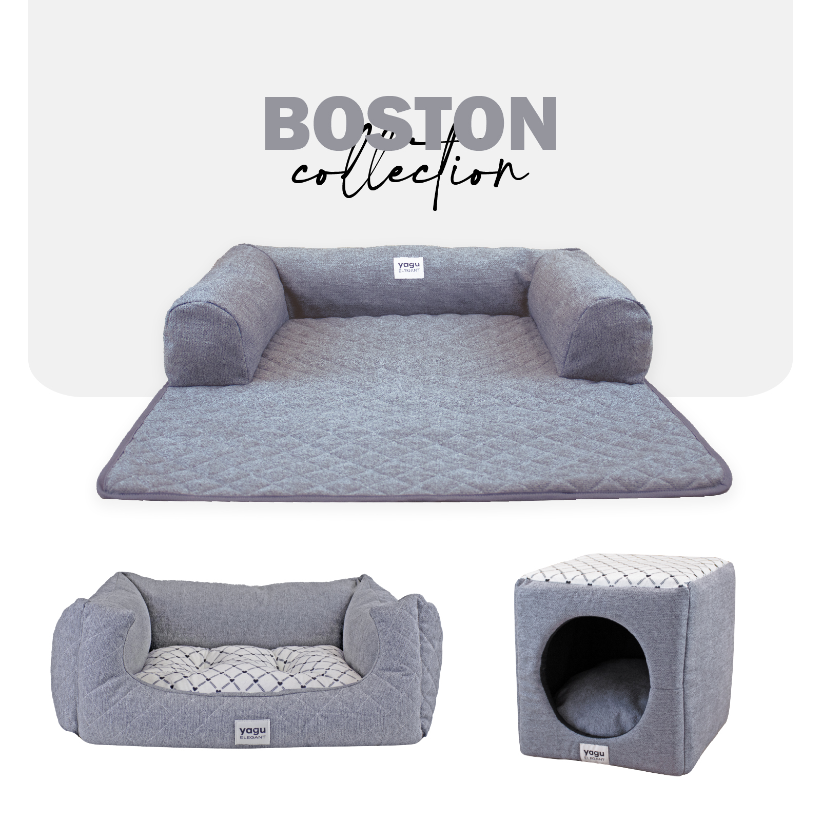 YAGU SOFA MANTA BOSTON T-U  87 x 68 x 12 CM
