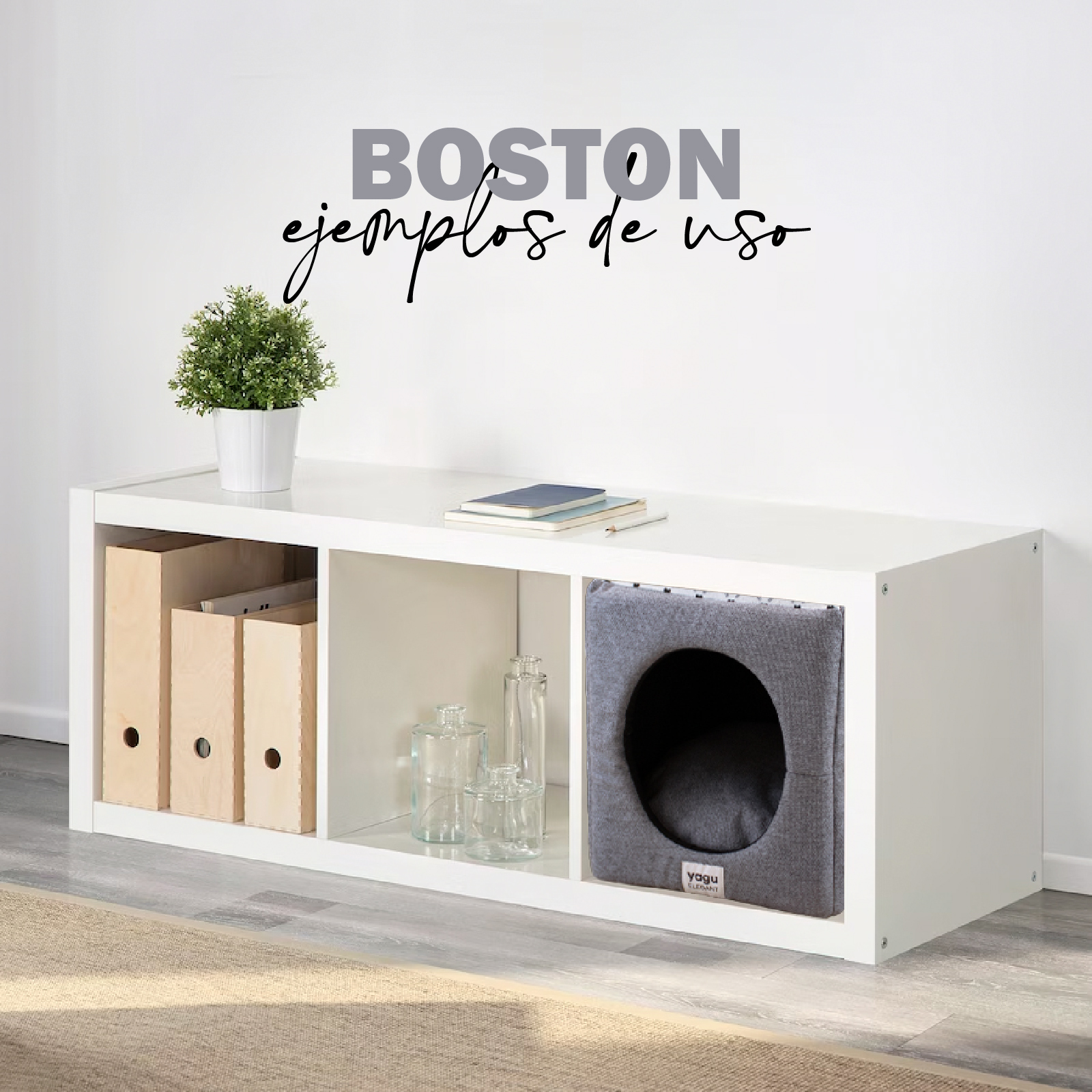 YAGU CUBO BOSTON T-U  33 x 33 x 33 CM