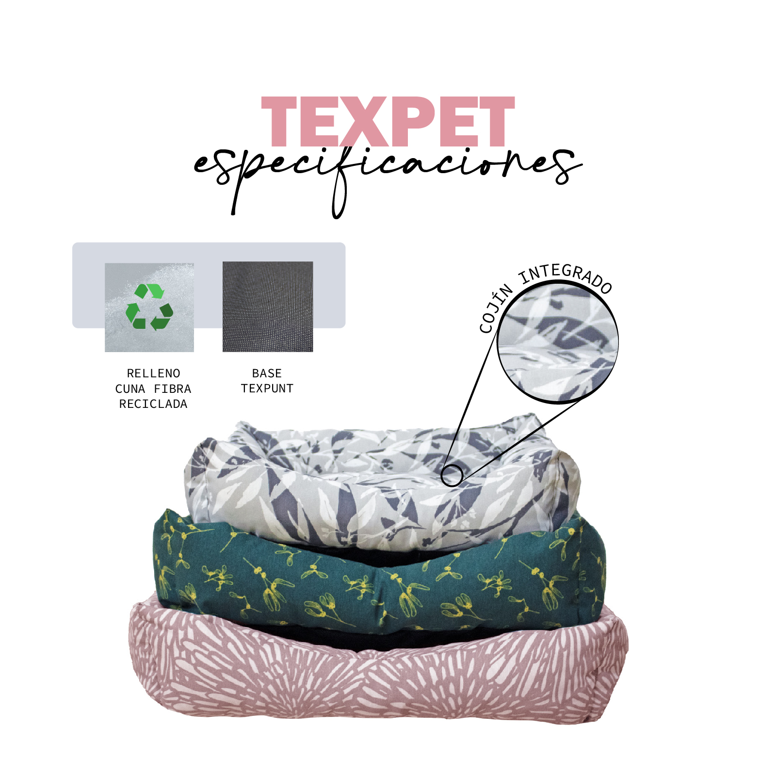 TEXPET JUEGO 3 CUNA PAW LONETA PEQUEÑAS T-1-2-3