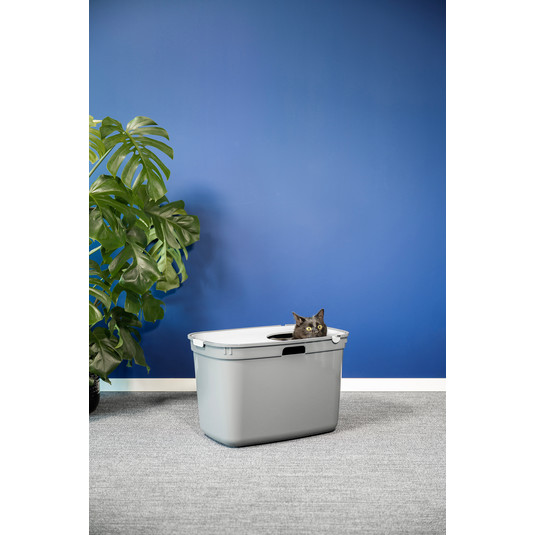 MODERNA GATERA TOP CAT GRIS OSCURO ( 58.5 x 39 x 39 )