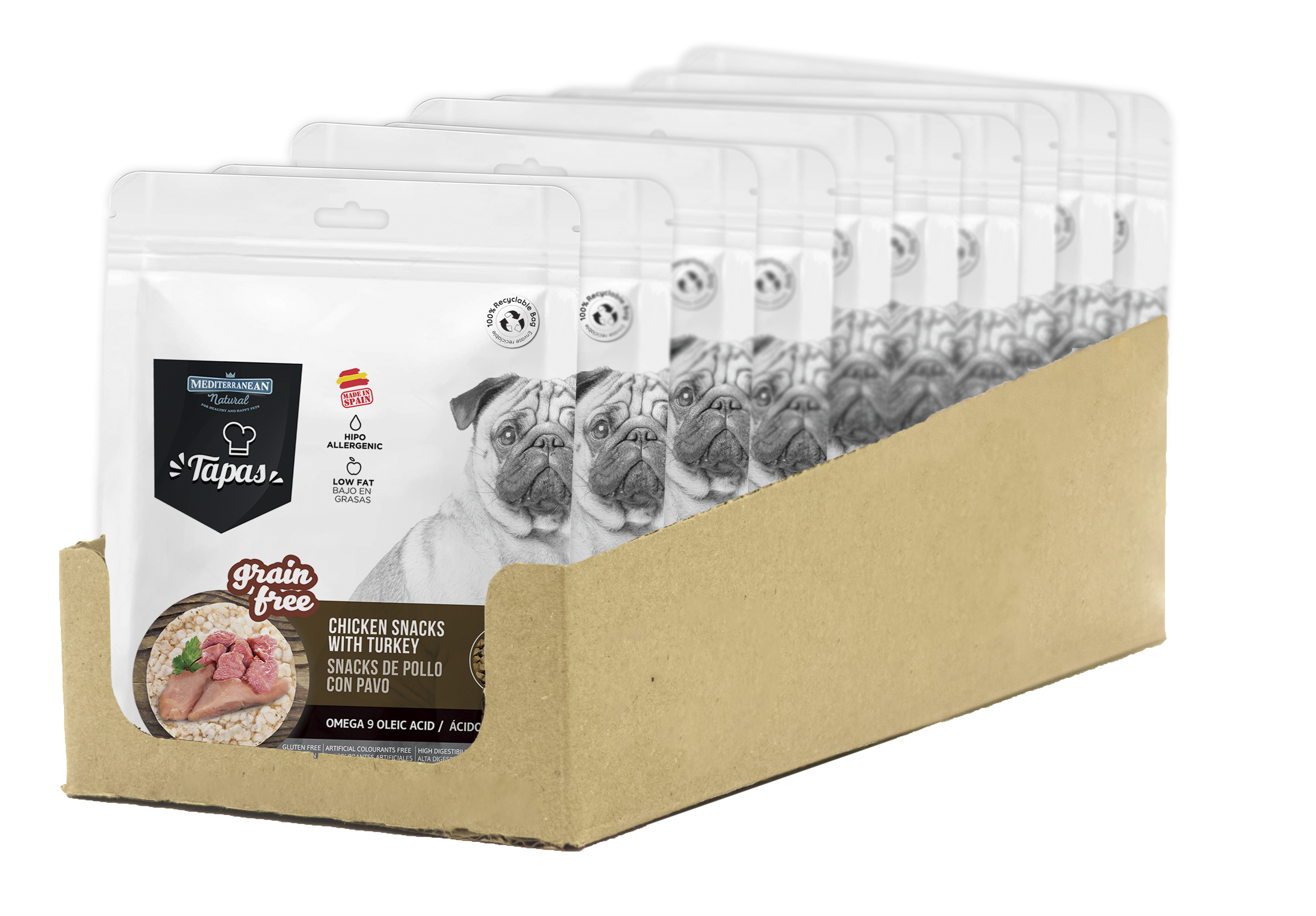 MDT TAPAS GRAIN FREE POLLO Y PAVO 150 GR