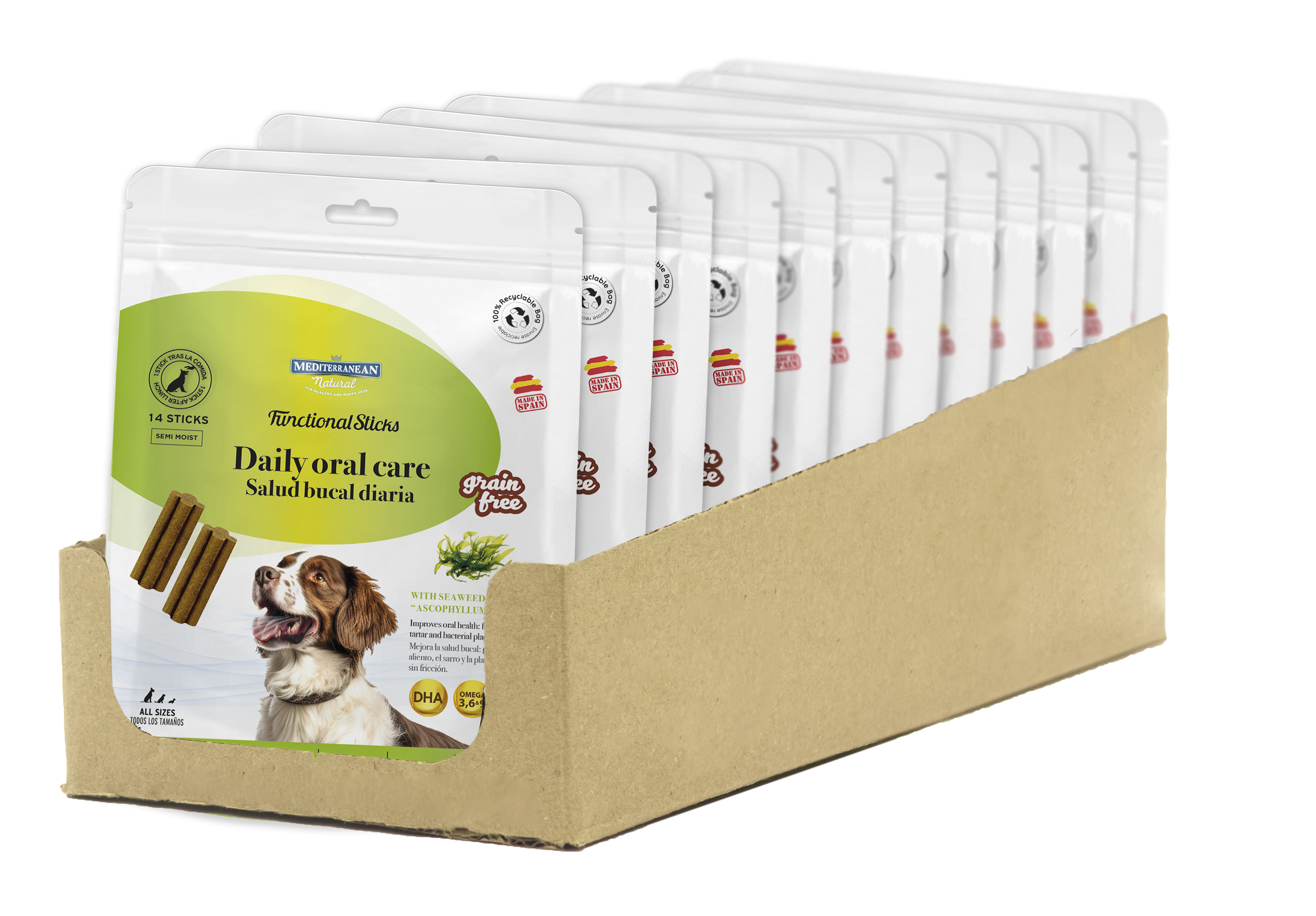 MDT FUNCIONAL STICKS SALUD BUCAL 110 GR